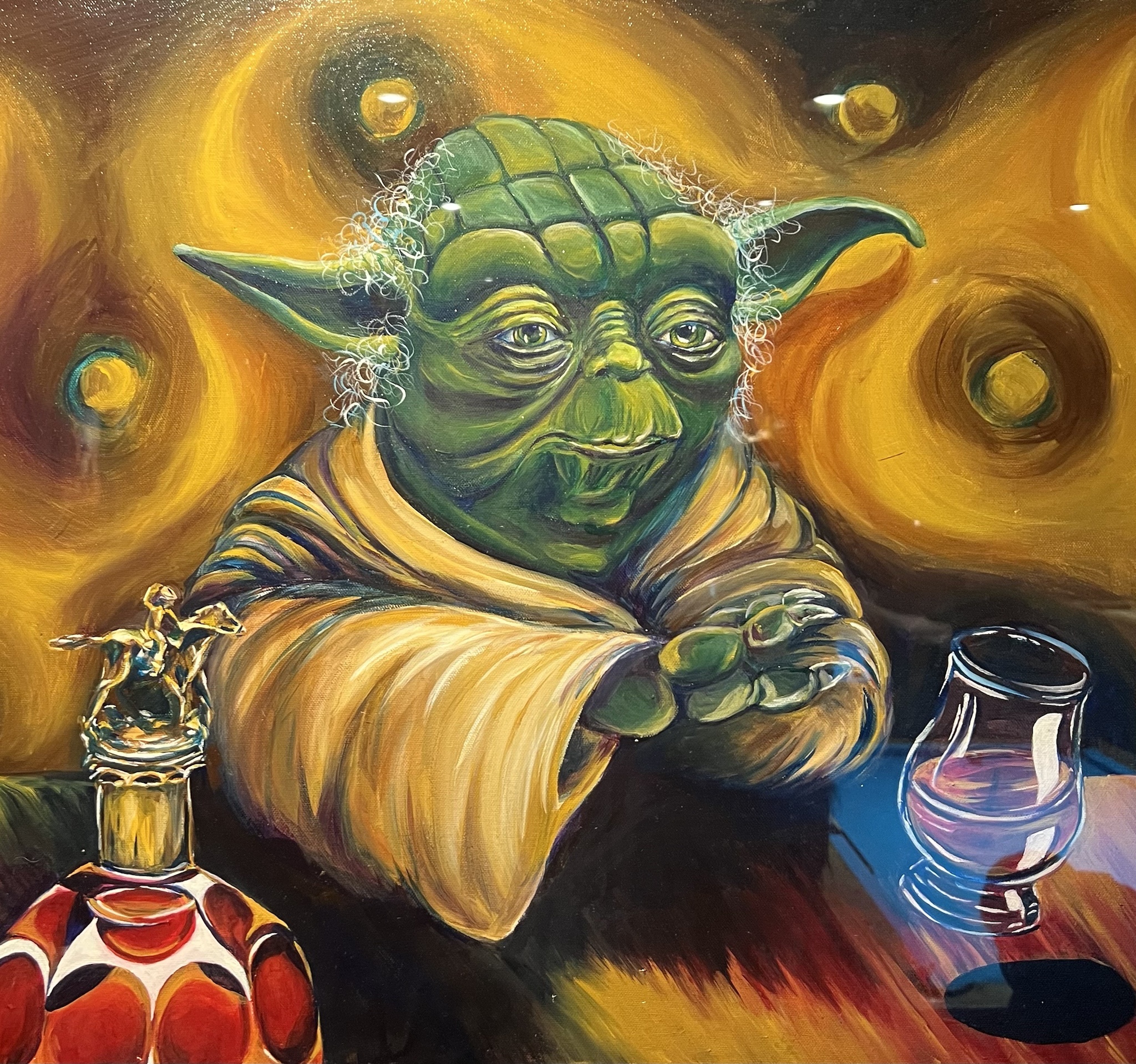 Yoda Celebrates Cake Day in Style