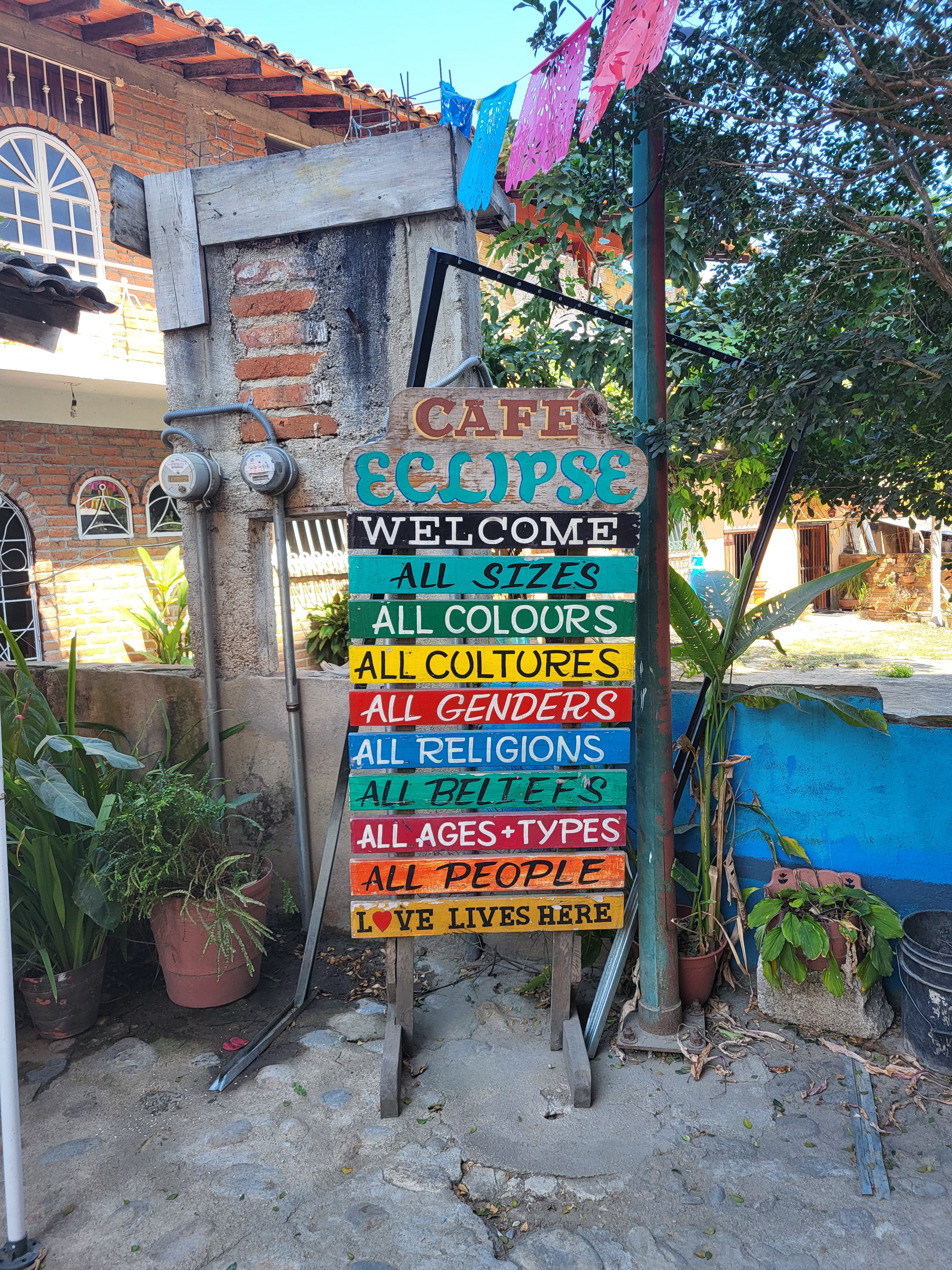 A Quirky Sign Spotted in Yelapa, Mexico