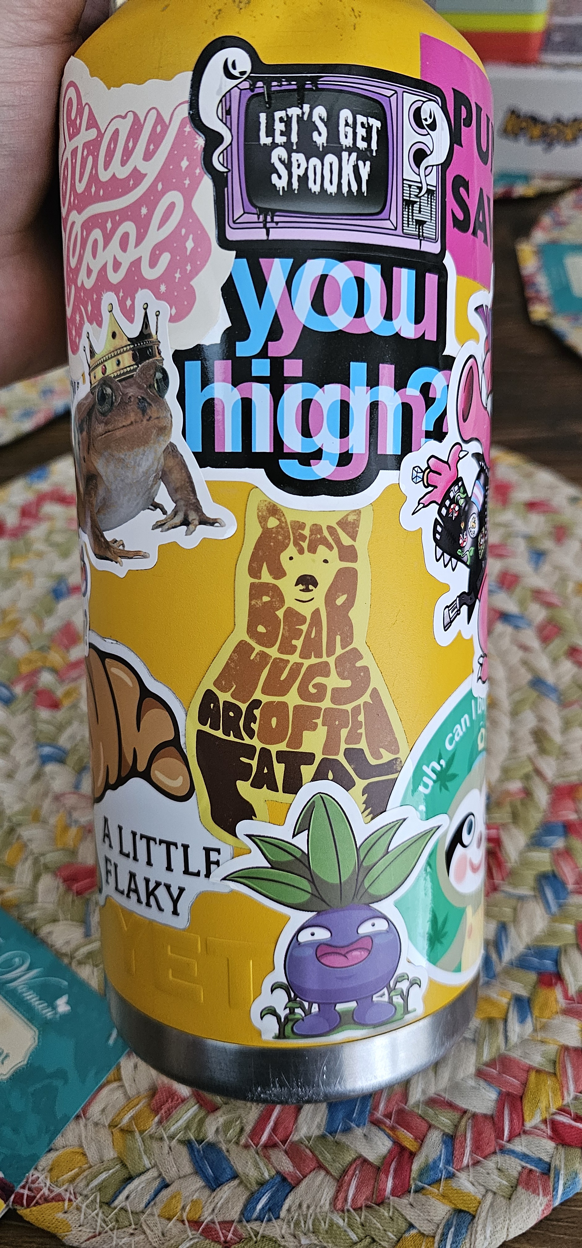 My Beloved Stickers Have Found a Home on My Water Bottle