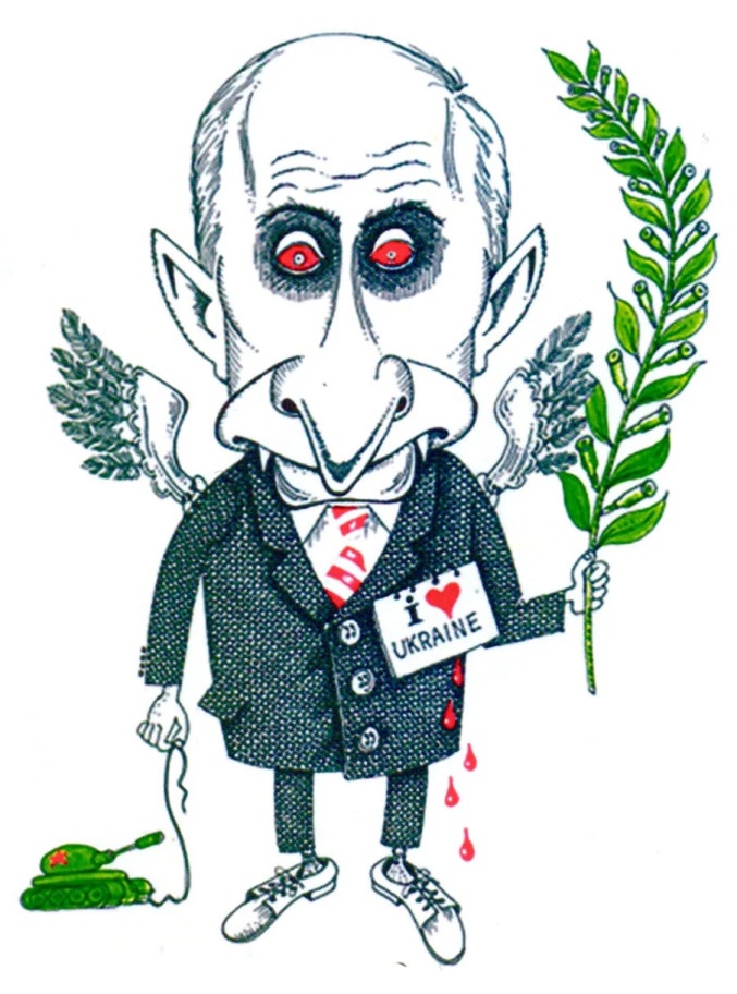 A caricature of Putin that speaks volumes