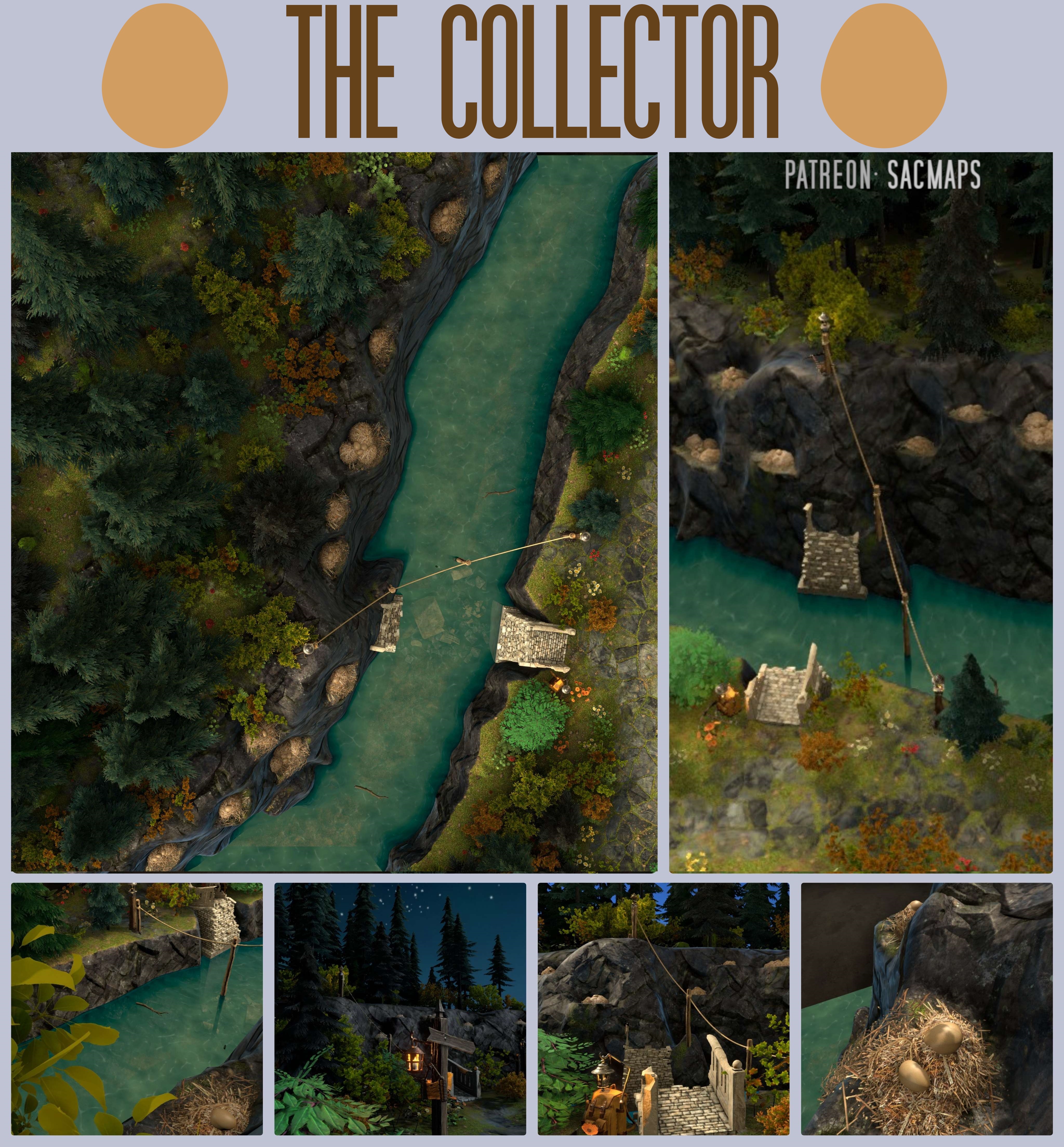 The Egg Collector: Free DnD and TTRPG Maps Await!