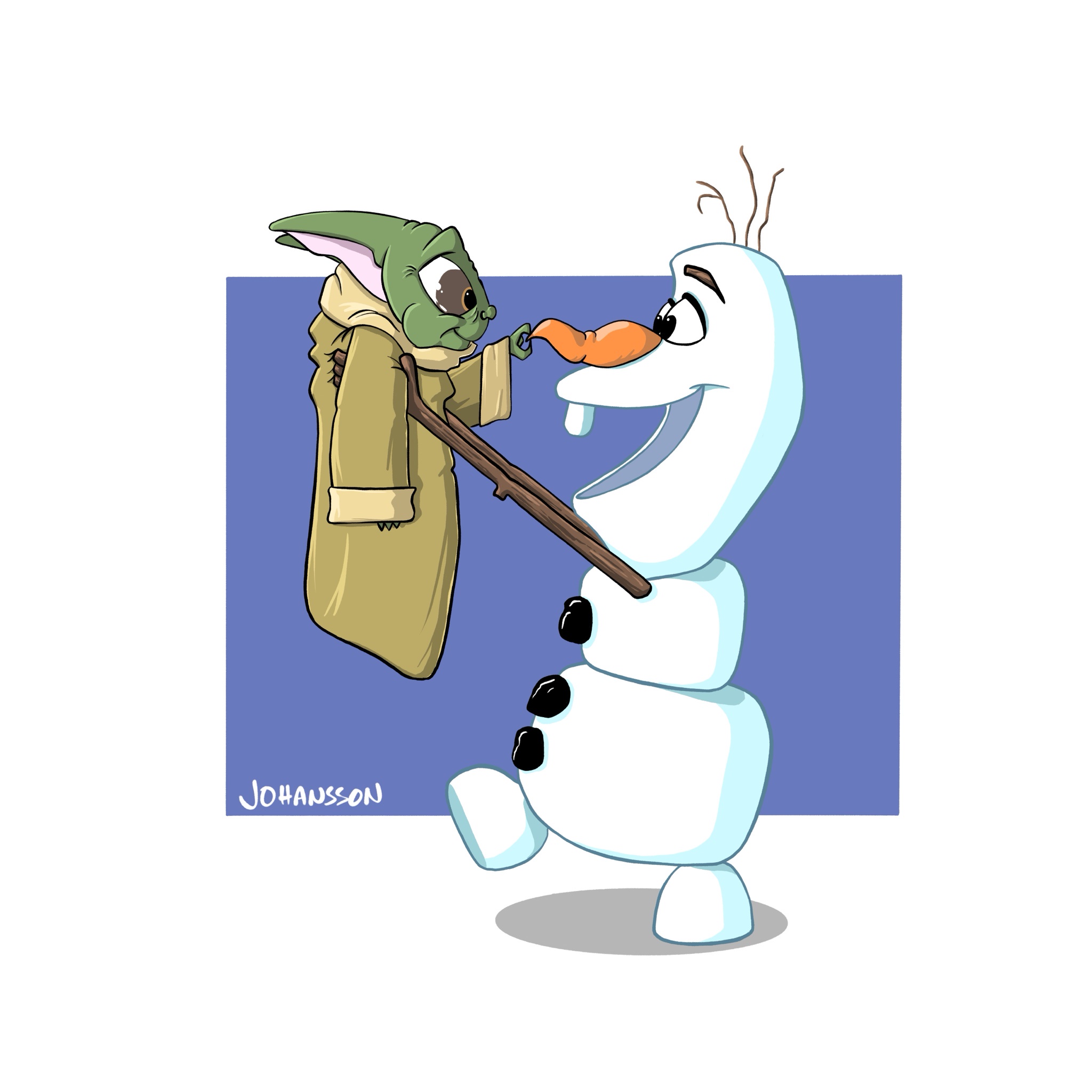 Grogu and Olaf: A Heartwarming Duo