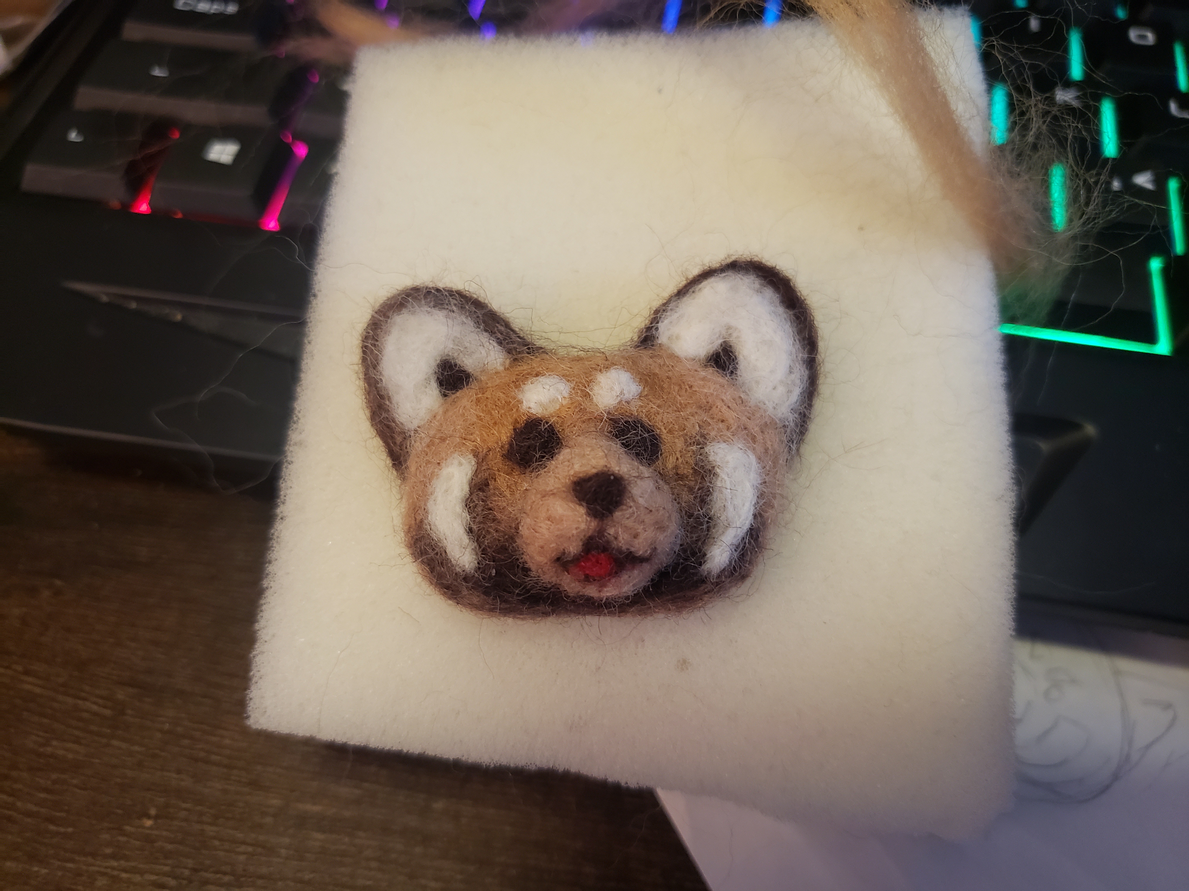 Rediscovering Needle Felting: The Unexpected Charm of a Red Panda