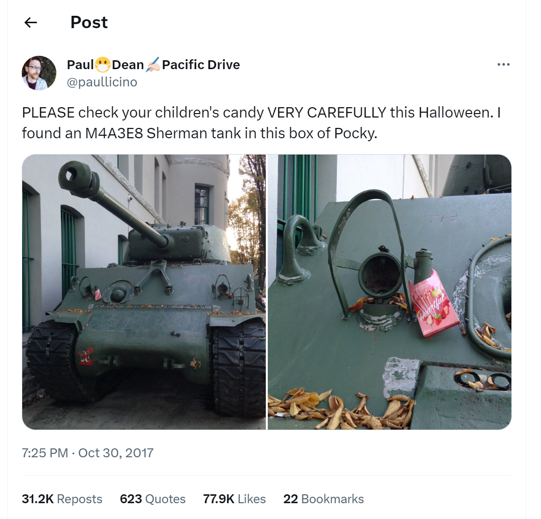 A Classic Halloween PSA: Oldie but Goodie