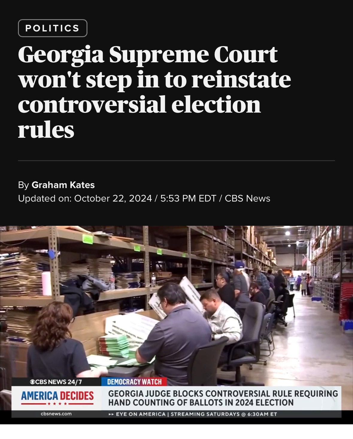 Nothing Screams 'Fair Election' Like Last-Minute Rule Changes by a Republican Board, Only to Be Stopped by the Courts!
