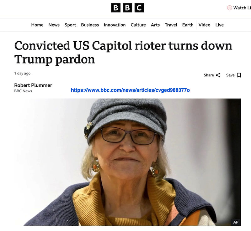 Capitol Rioter Reflects: 'We Were Wrong That Day' After Turning Down Trump Pardon