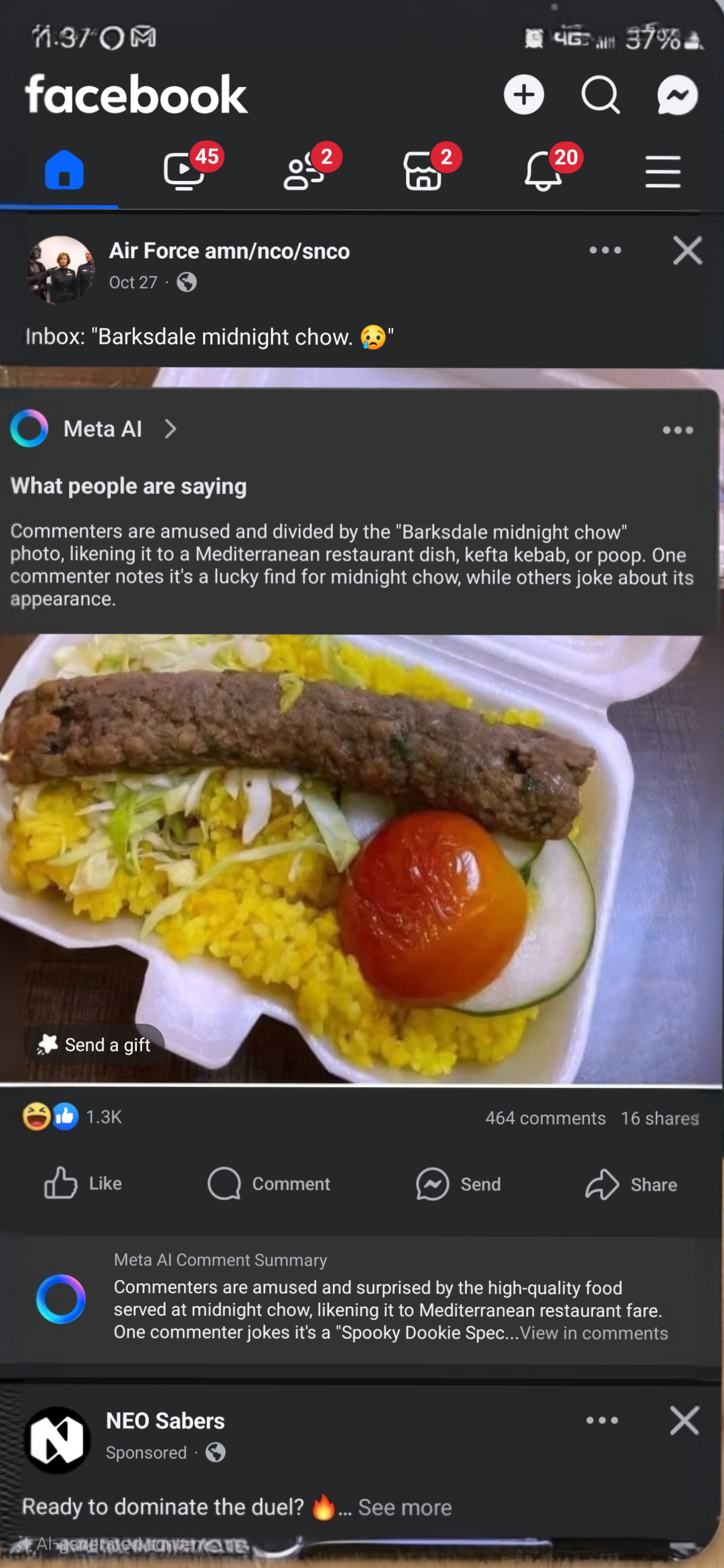 The Meta/Facebook AI Experience is Something Else!