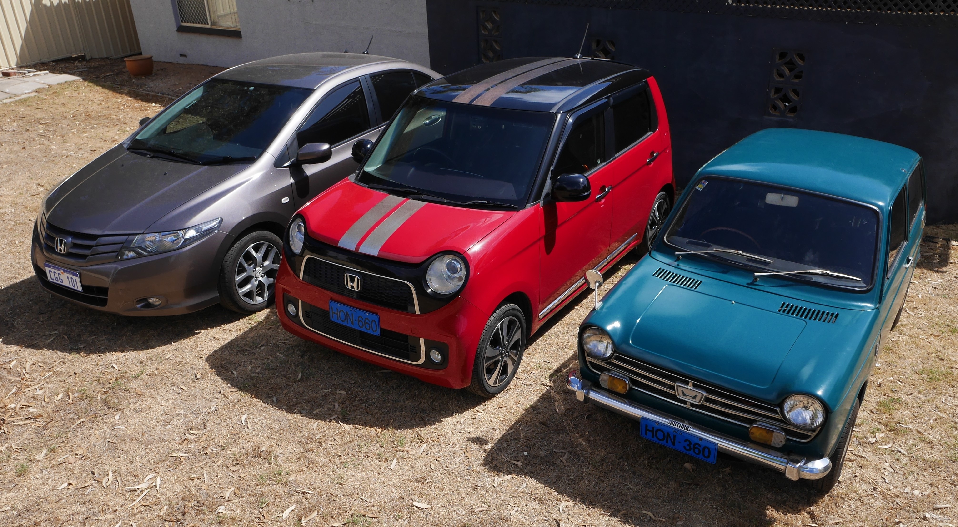 Check Out My Trio of Hondas!