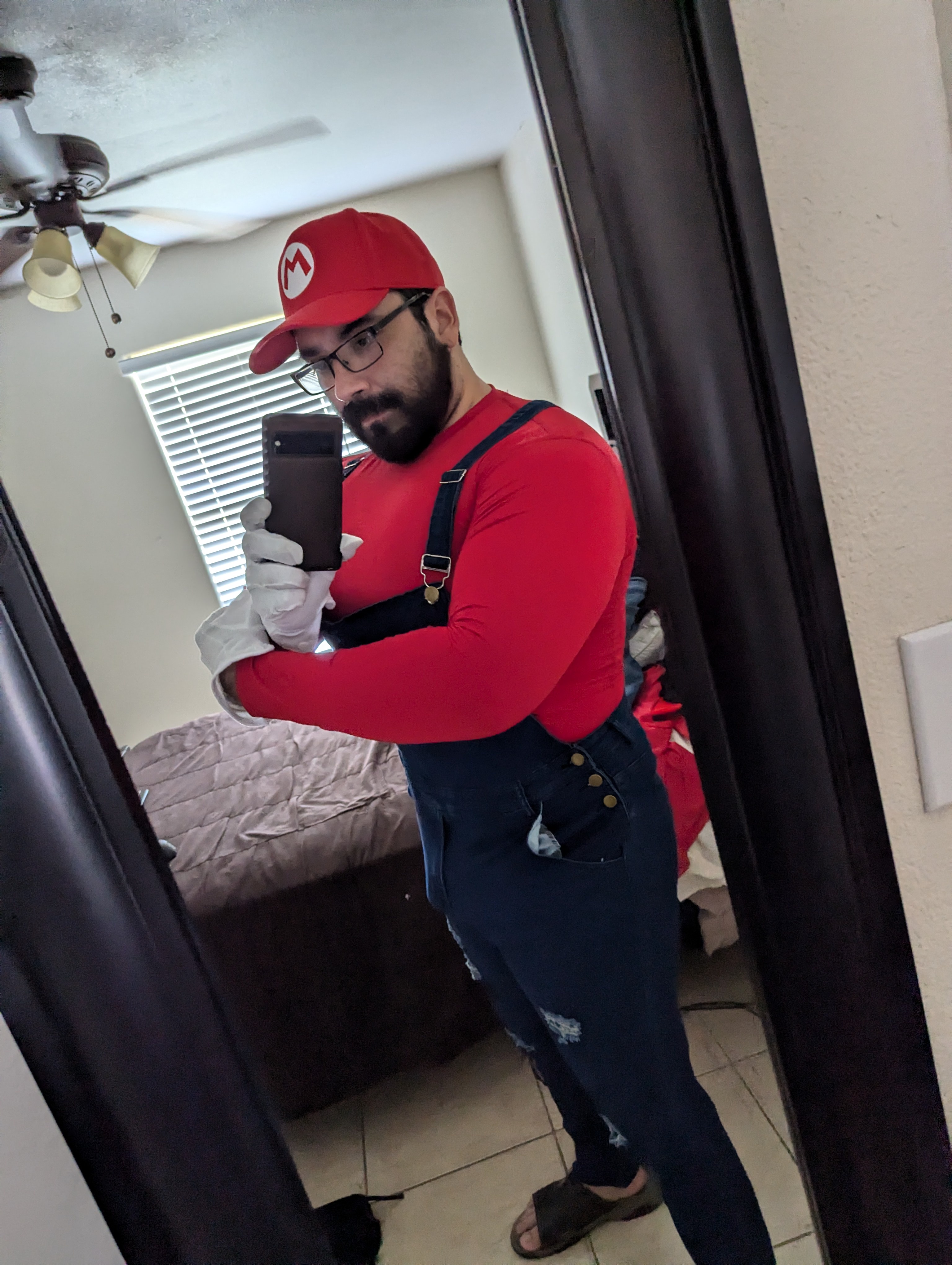 Here comes Super Buff Mario, ready to save the day!