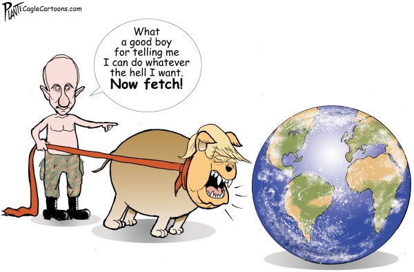 A caricature of Putin that speaks volumes.