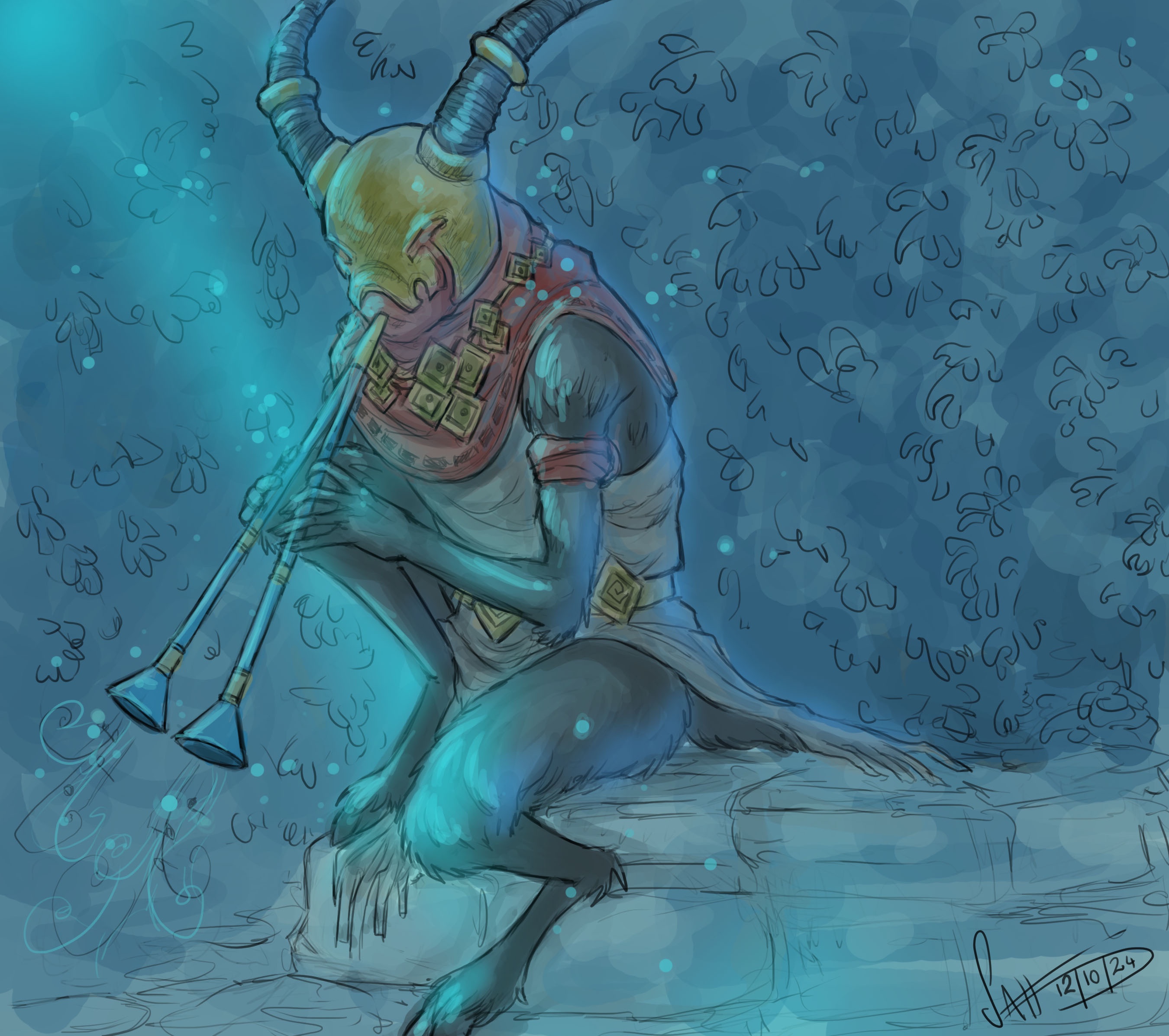 Drawlloween Challenge #3: Embrace the Faun
