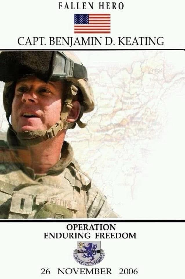He bravely put himself in harm's way to protect his fellow soldiers.