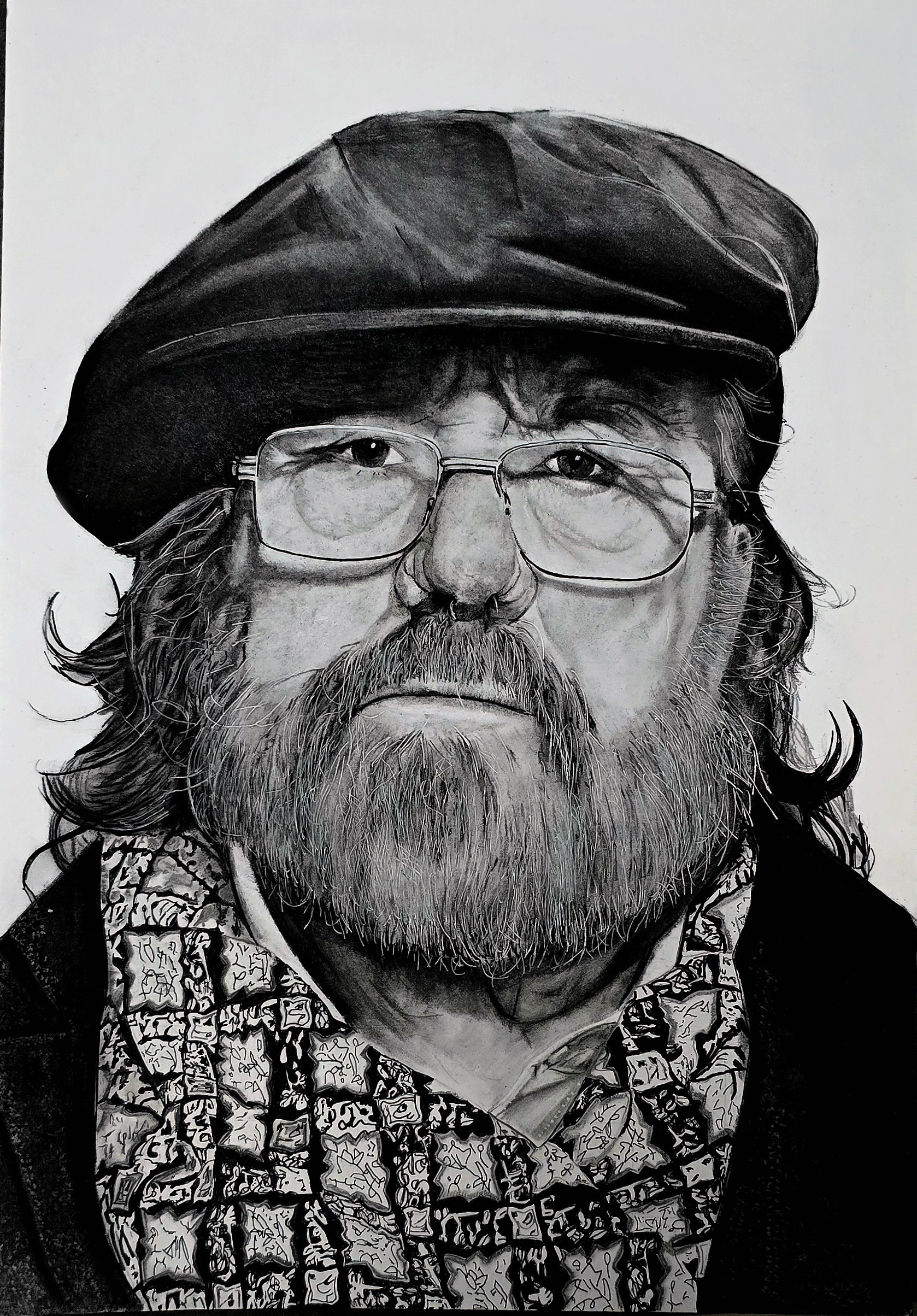 Charcoal Portrait of Ricky Thomlison: A Stunning Artistic Representation