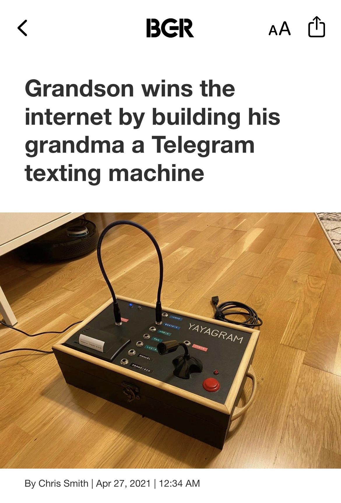 The Best Grandson in the World: A Proud Moment
