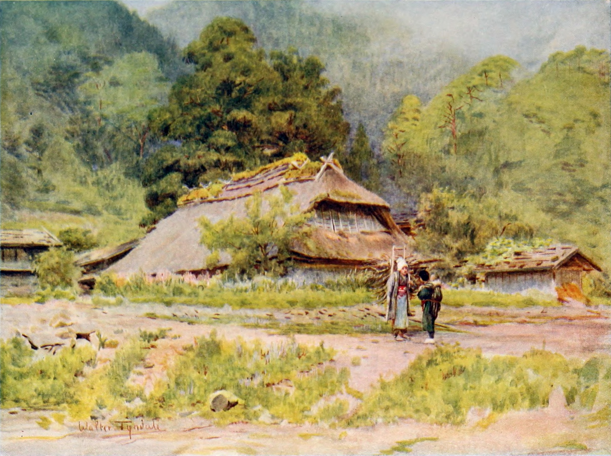 Explore Tyndale's Stunning Watercolors from His 1910 Japan Adventure