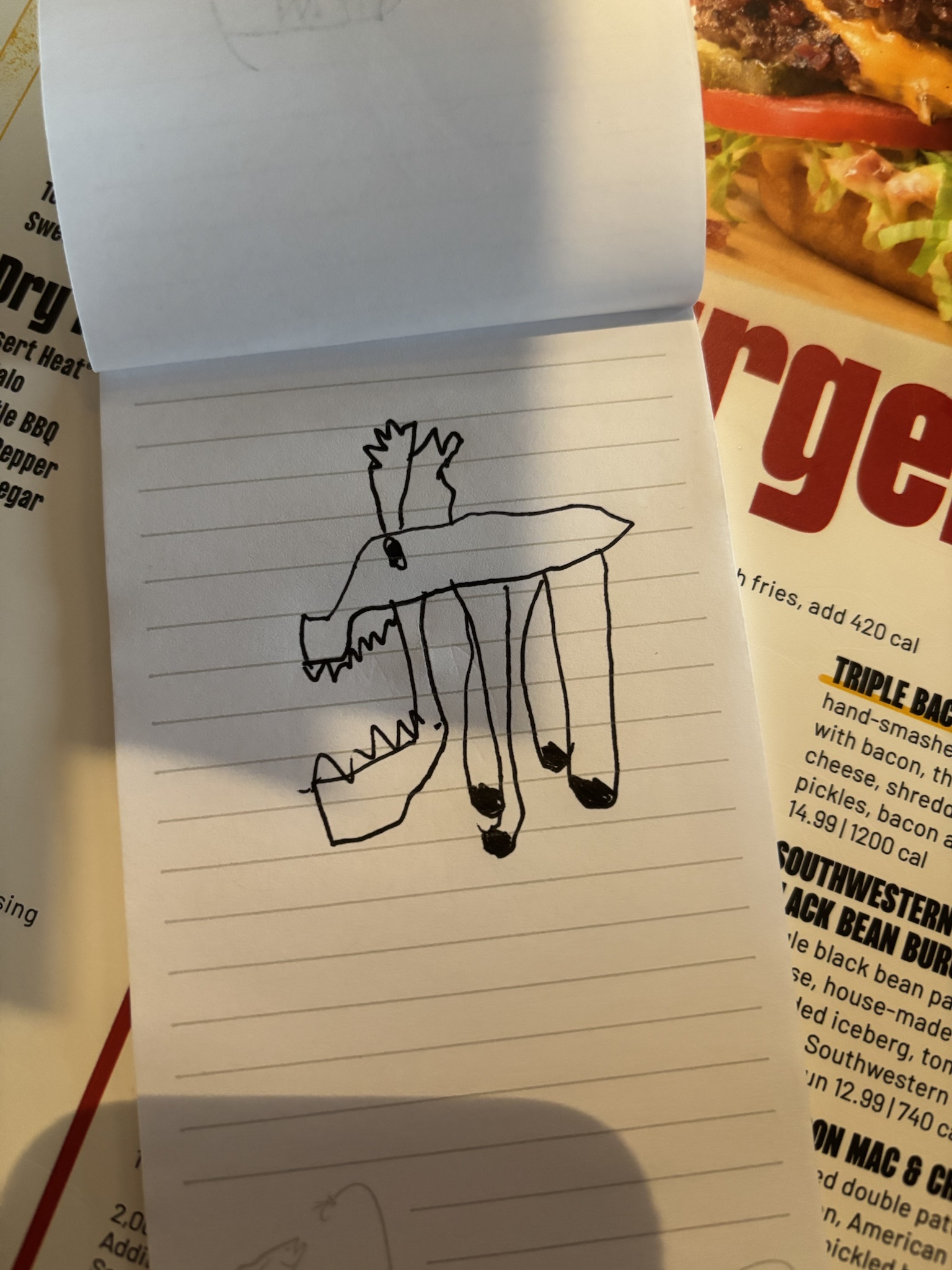 My Son's Adorable Moose Drawing