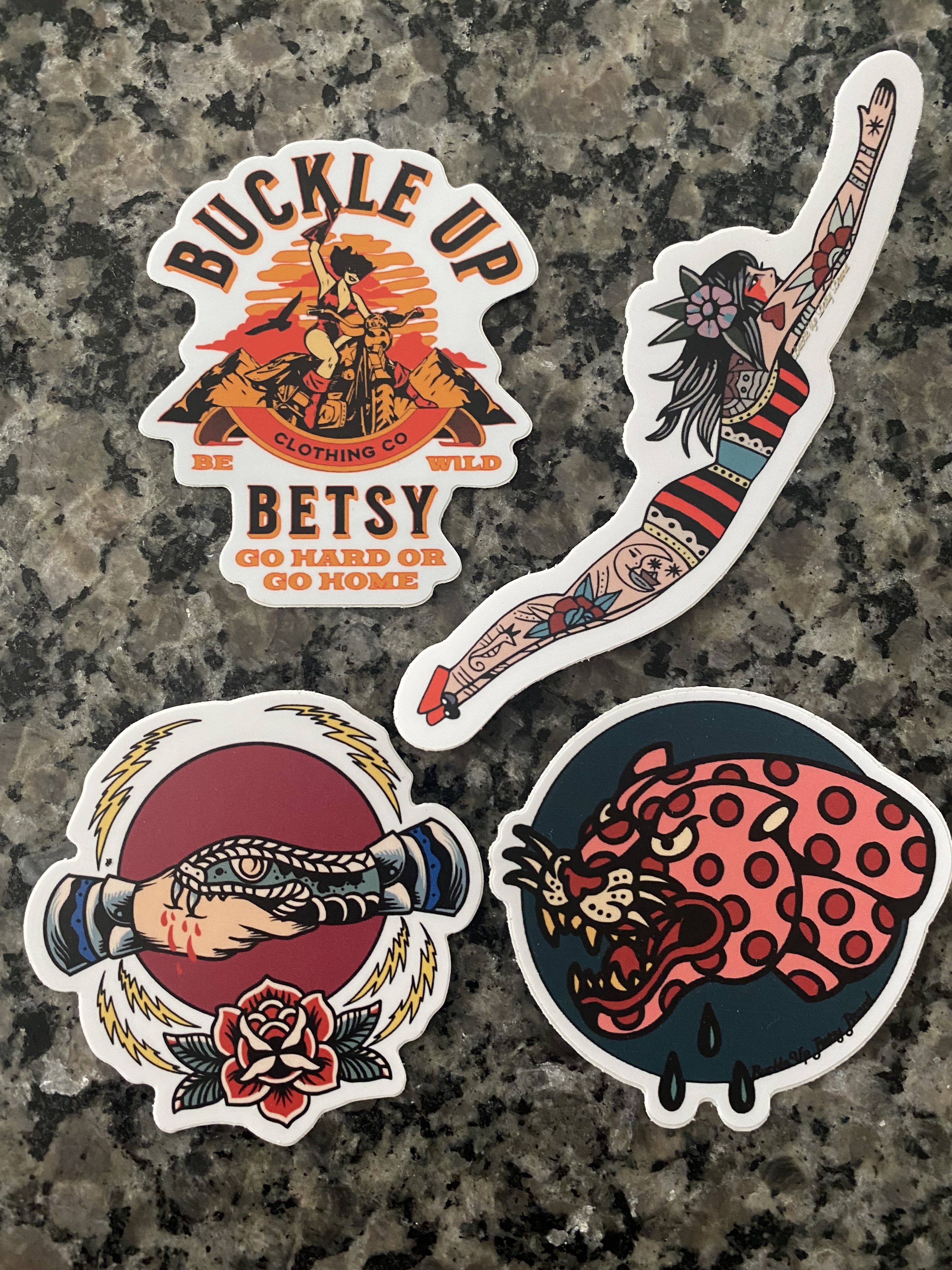 Discover Buckle Up Betsy Stickers on Etsy