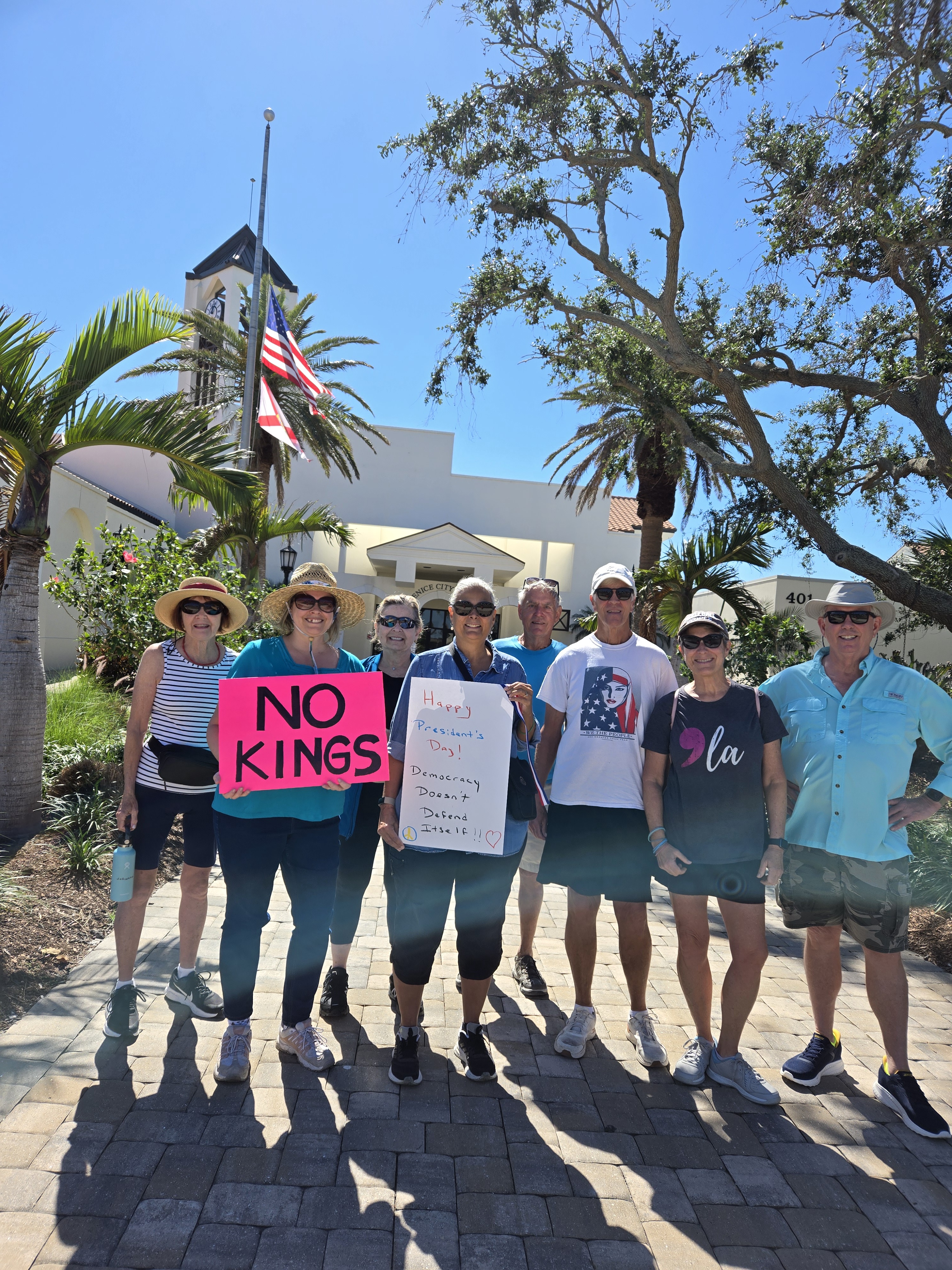 Protesting the Idea of Kings on Presidents' Day