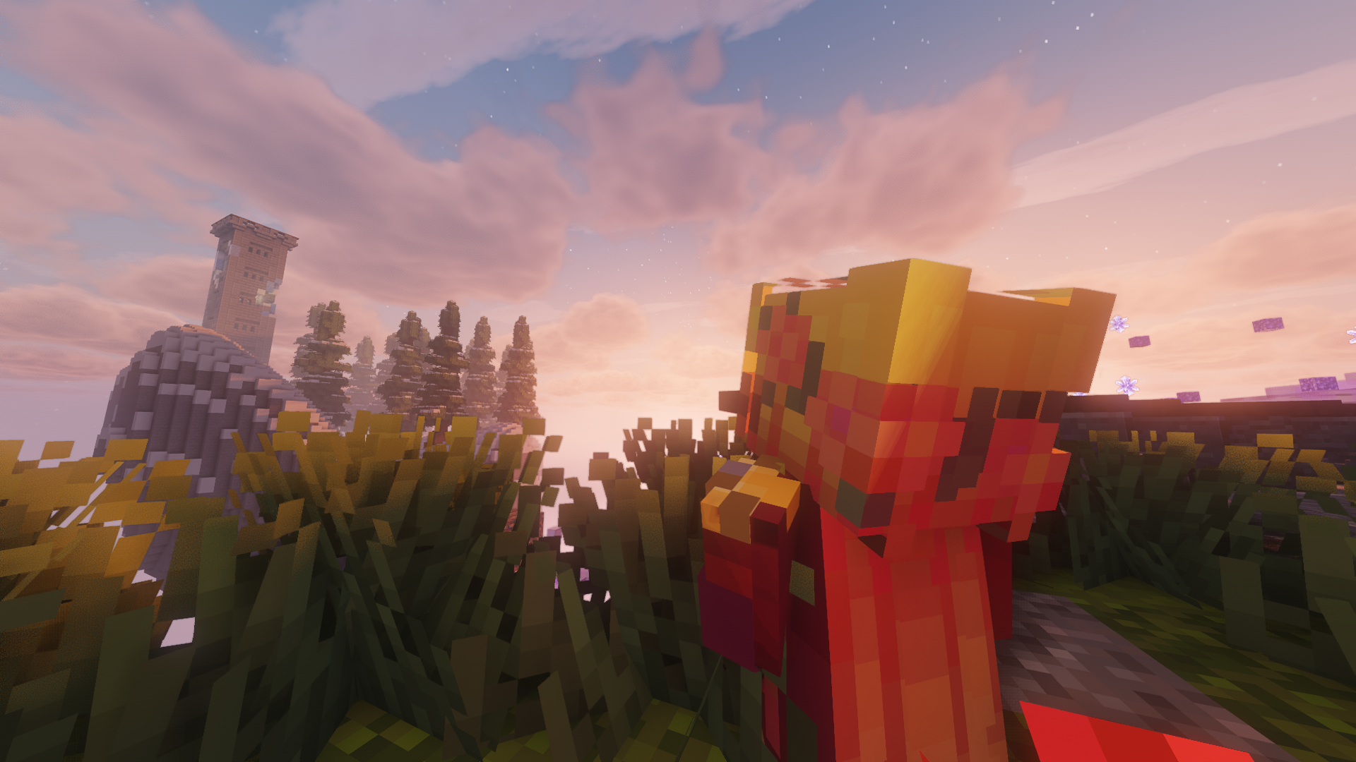 A Floating Island Adventure in Minecraft!