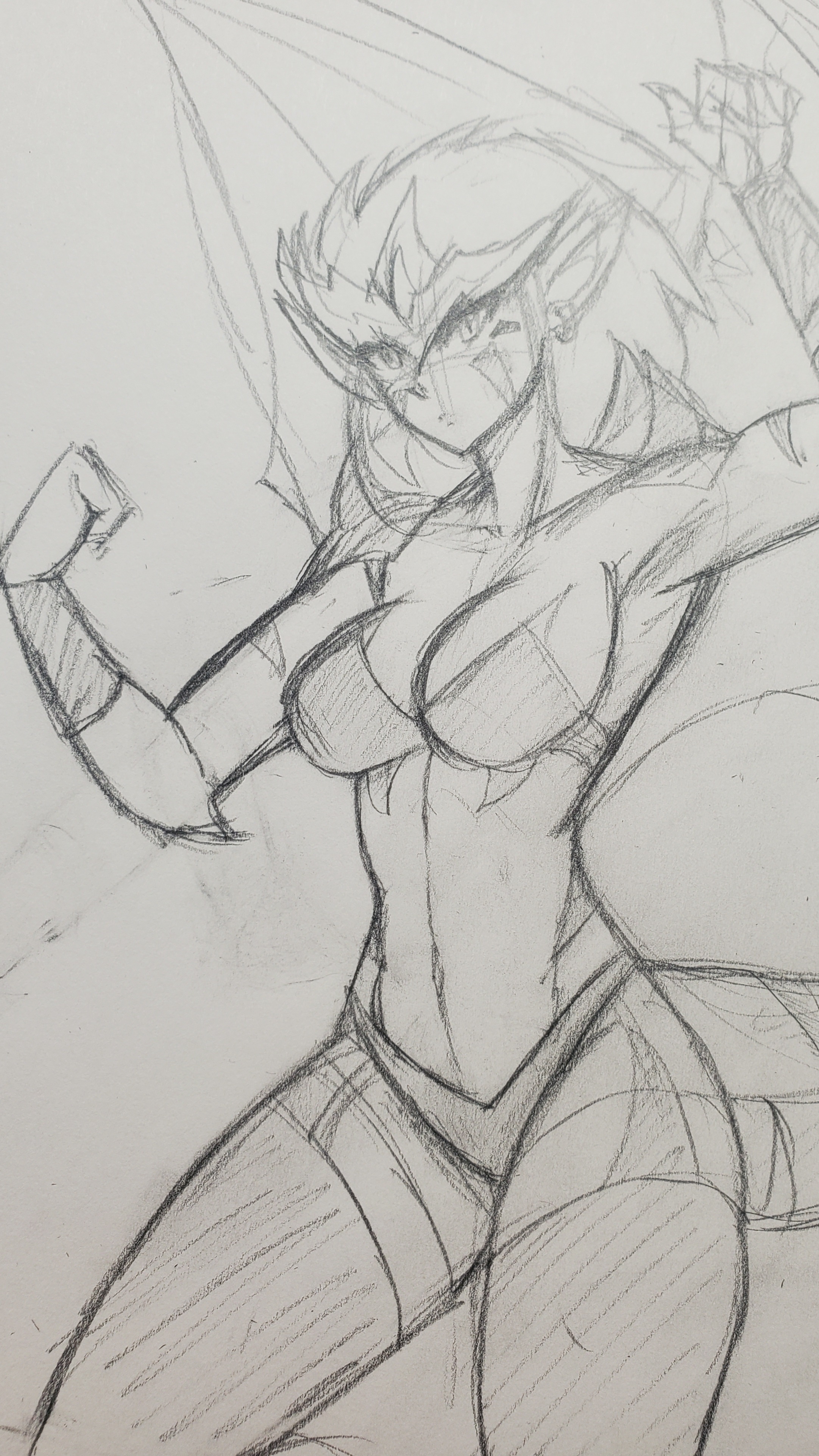Meet the Original Character: The Demon Lady Sketch