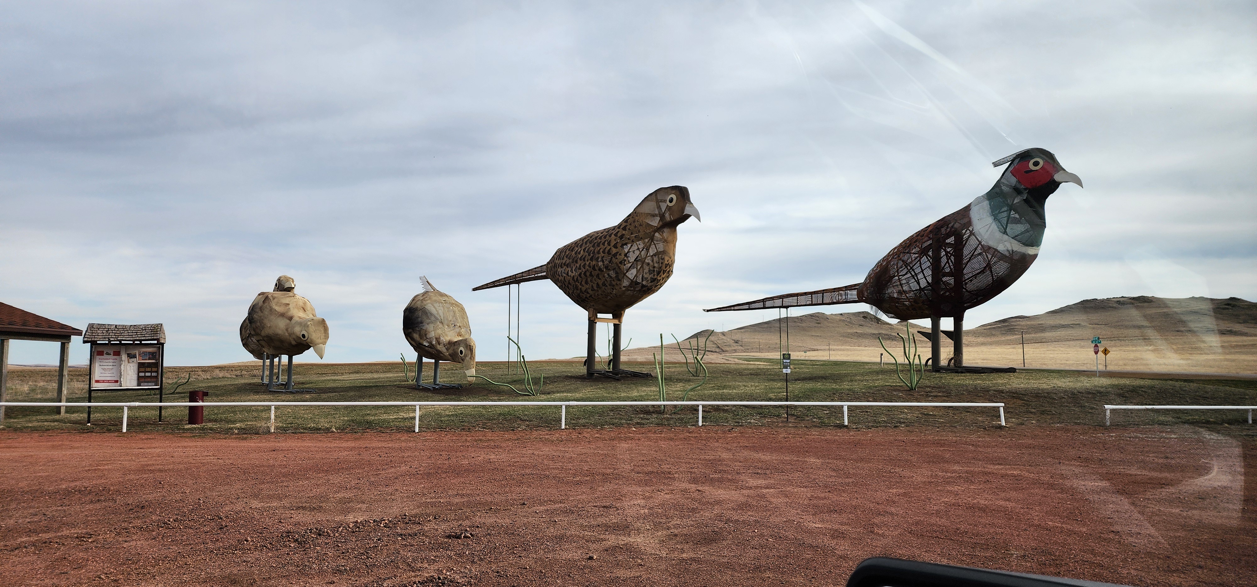 Beware of the MONSTER BIRDS on the enchanted highway!