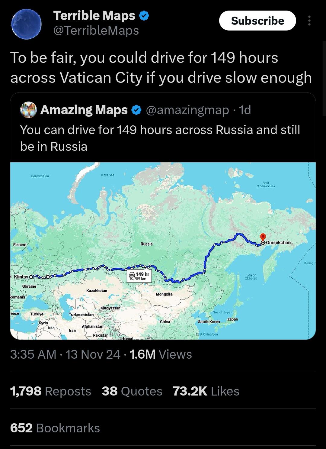 That's one unique way to express it