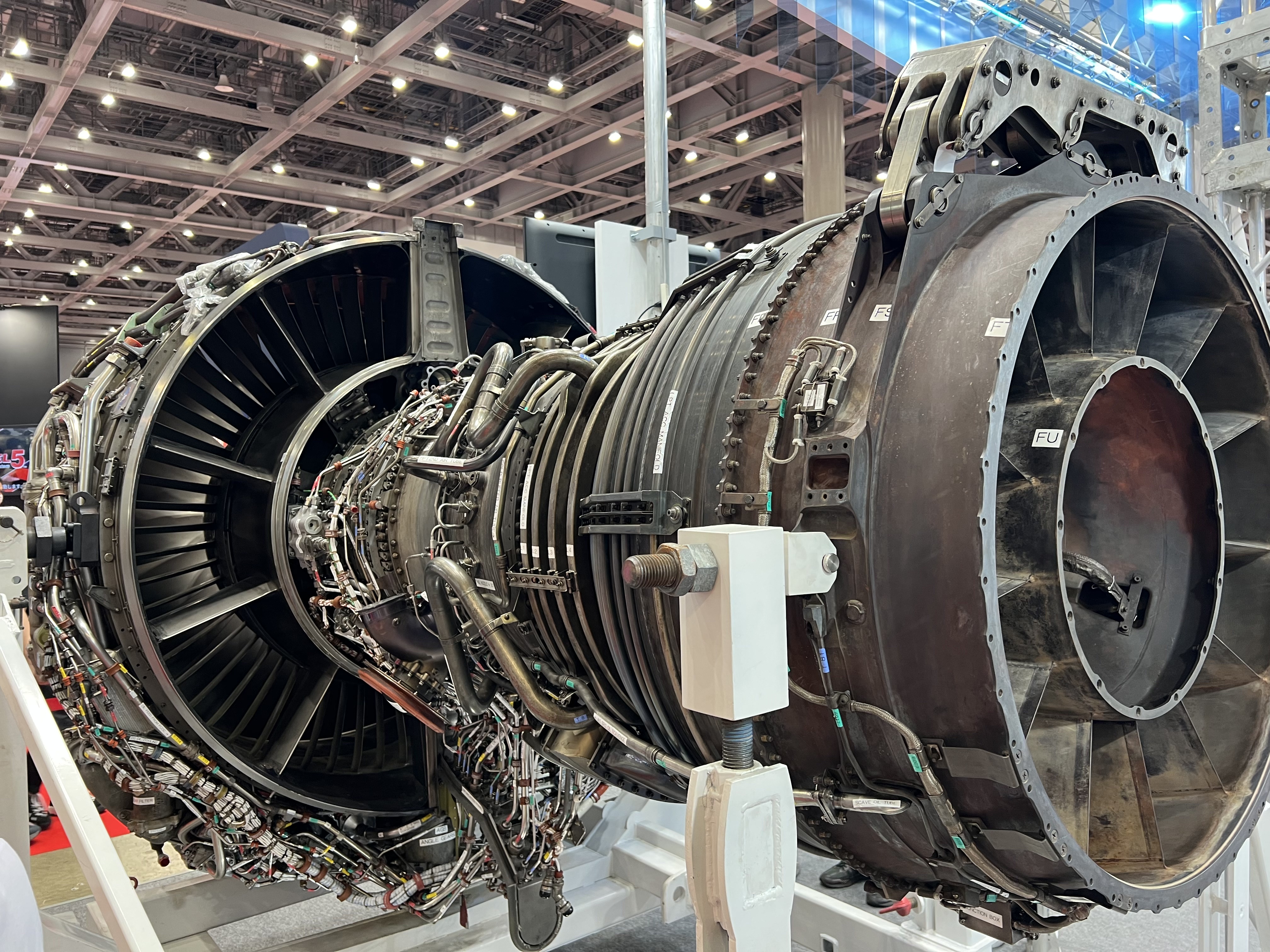 The Mighty Roar of a Big Jet Engine