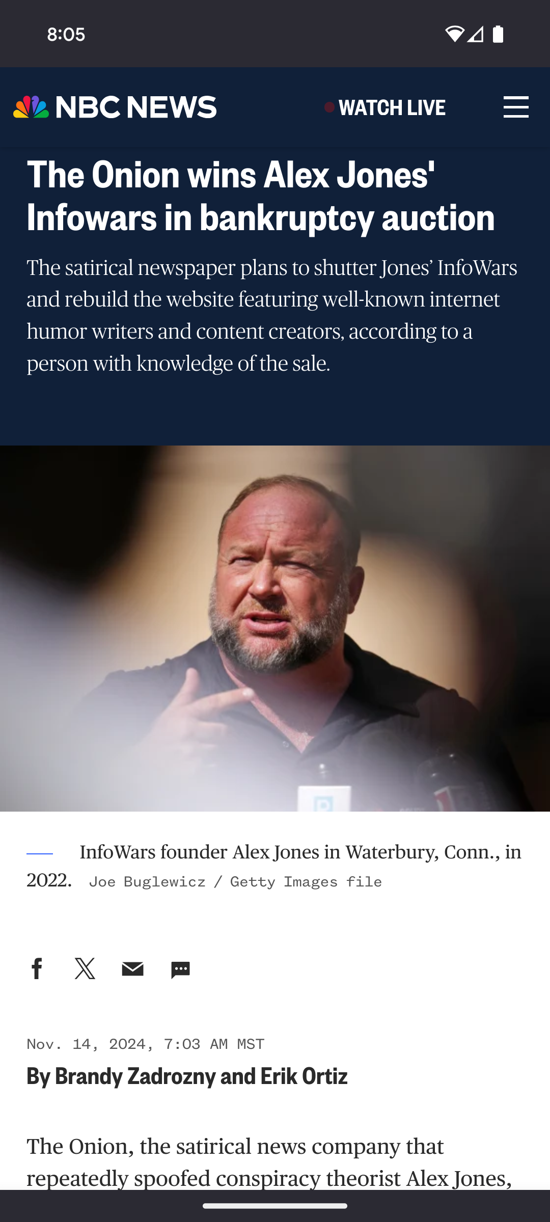 I Didn't See This Coming: Farewell and Good Riddance!