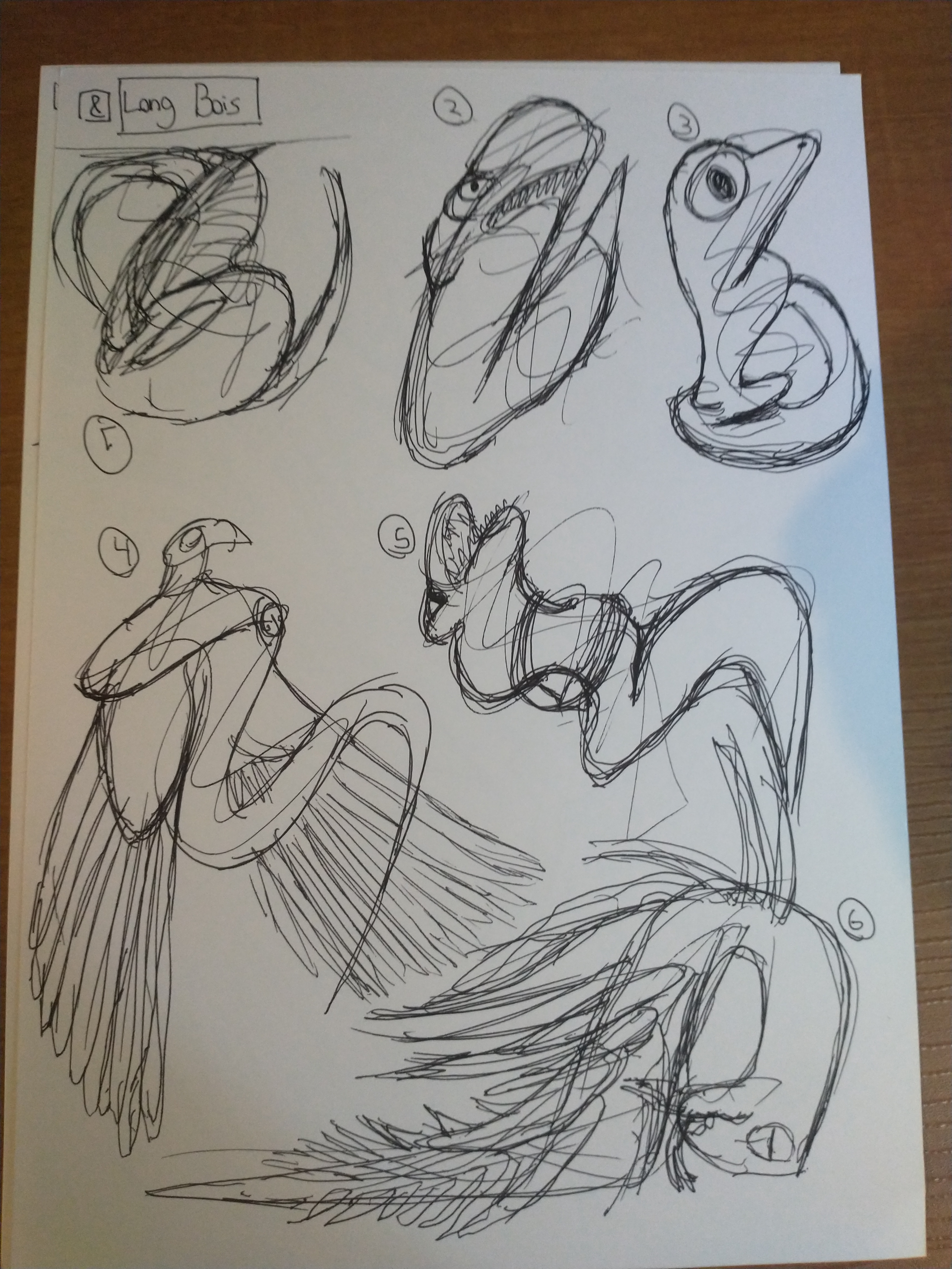 Scribbling Challenge Day 8: Embracing the 'Long Bois' theme!