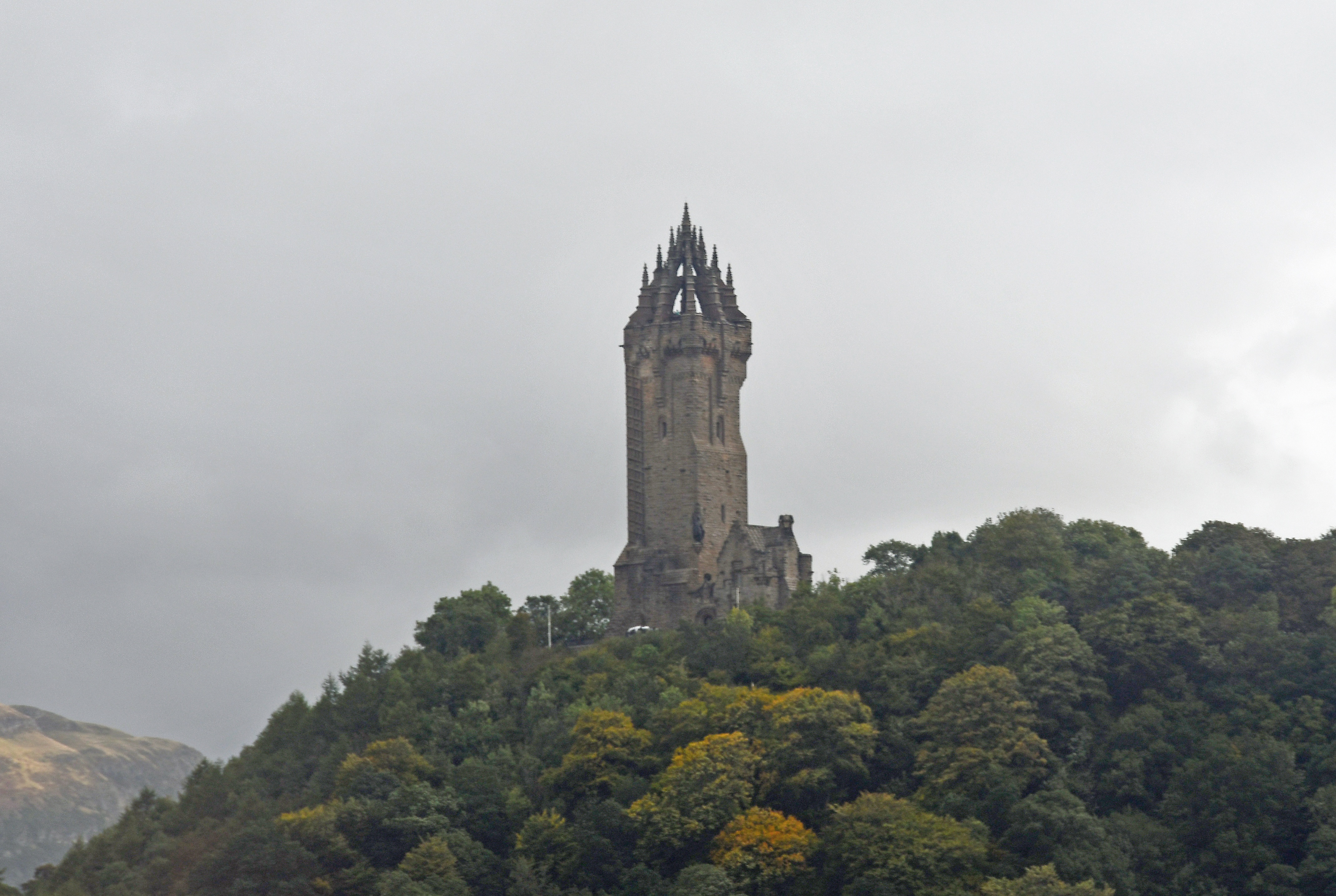 The Stunning View of the Wallace Monument from the Train