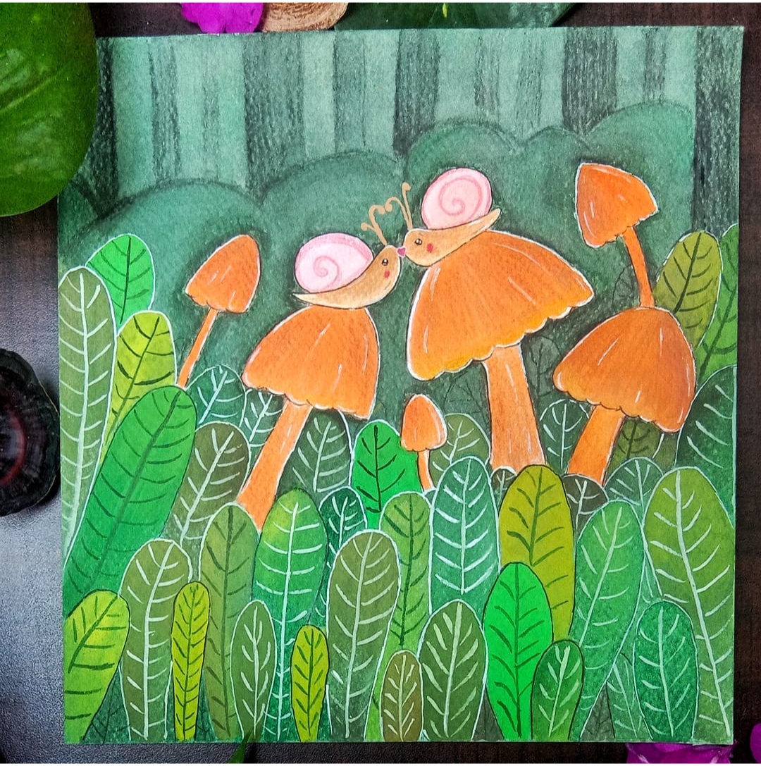 A Whimsical Watercolor Painting