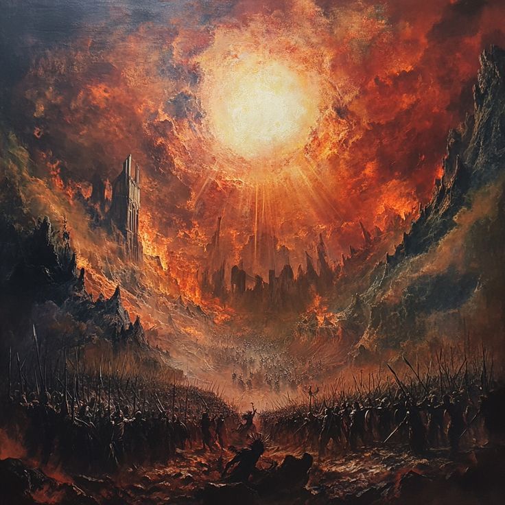A Fiery Hellscape