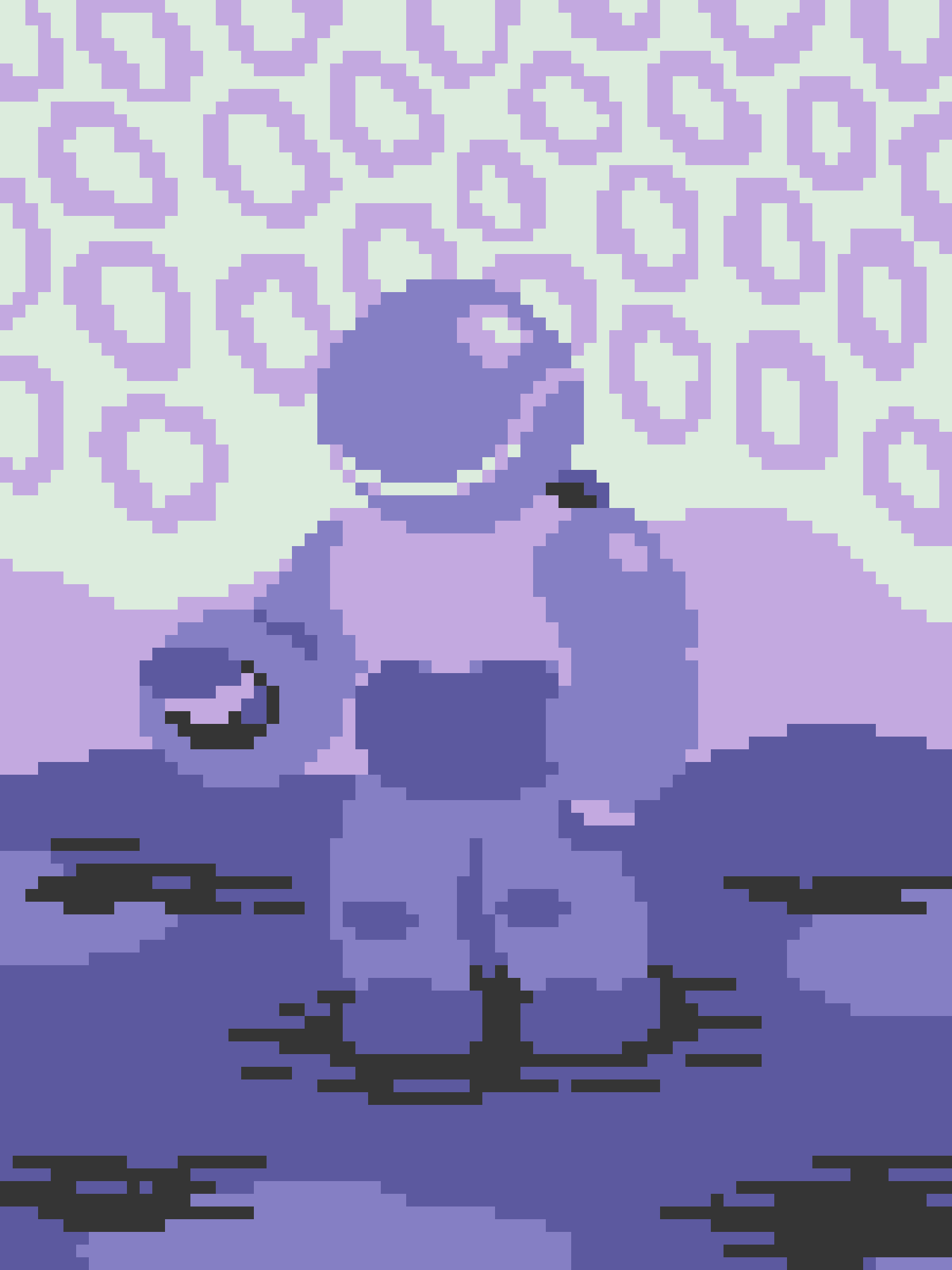Dive into the Vibrant World of Purple Pixel Art