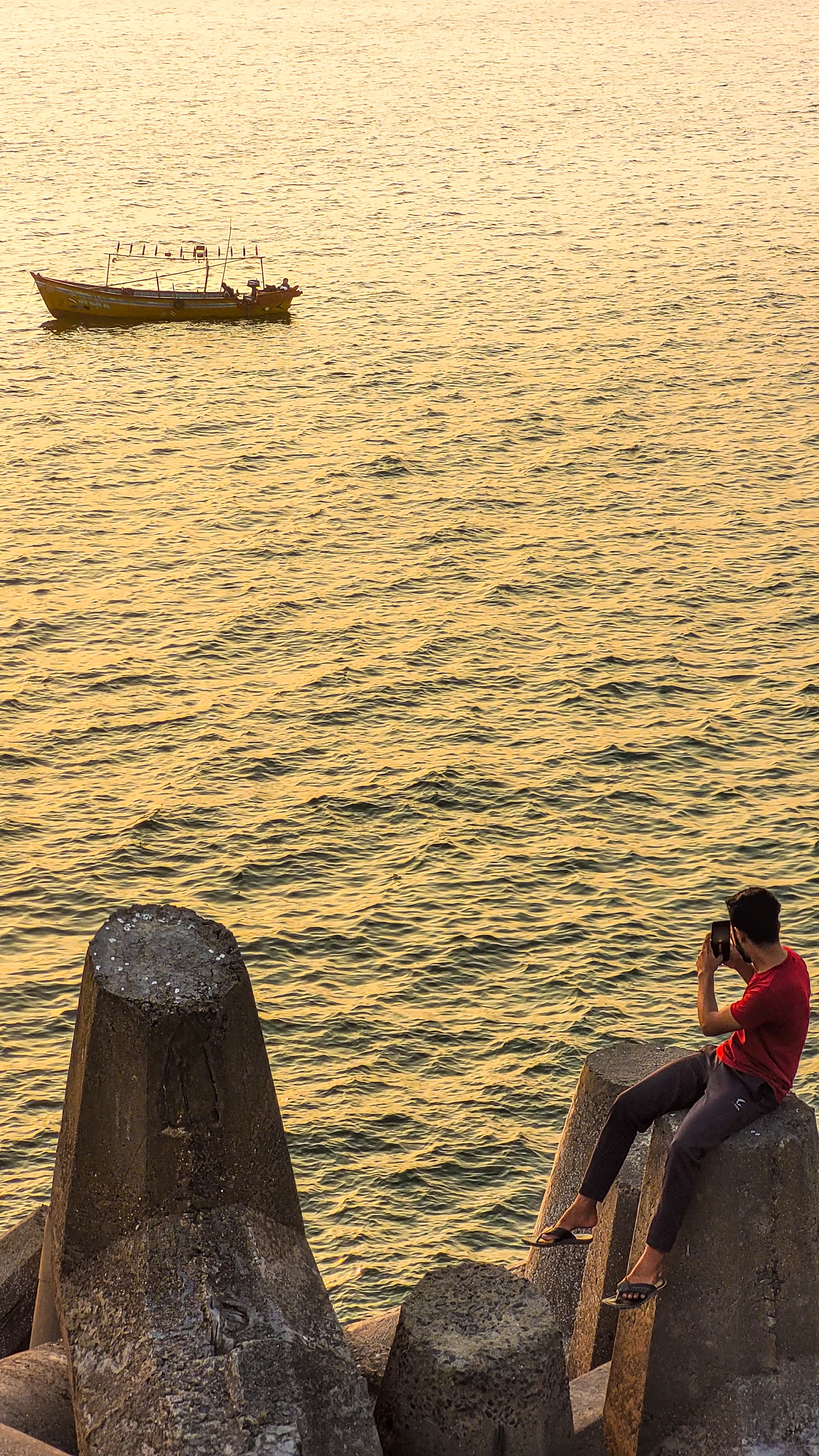 The Ocean's Frame: A Stunning View