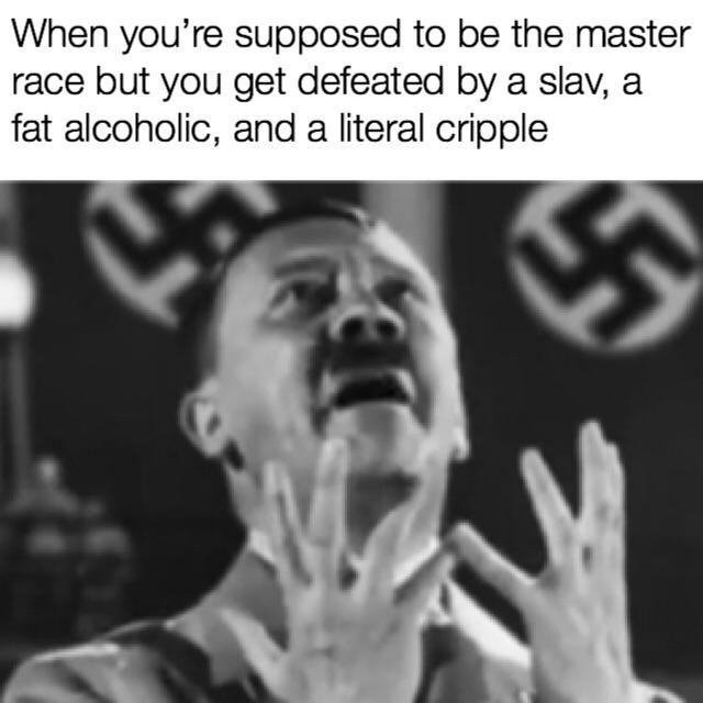 Let's rally together, Slavs, alcoholics, and the underdogs to stand against this rising fascism!