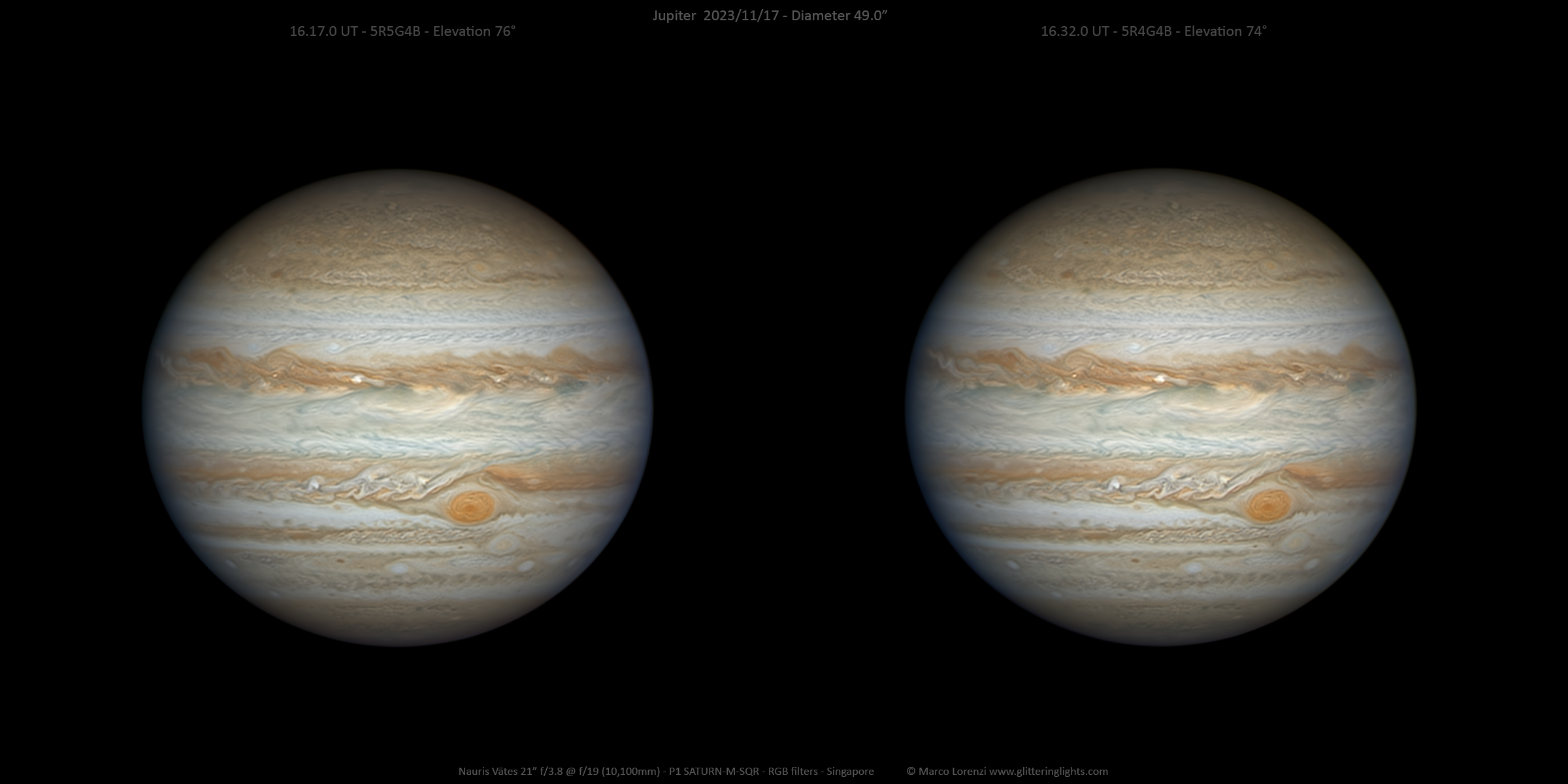 Stunning Stereo Jupiter Approaches Opposition