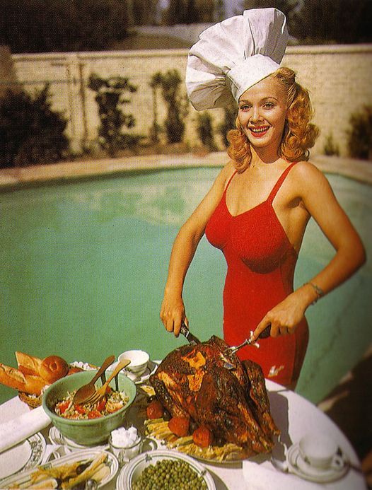 Wishing You a Happy Thanksgiving with Carole Landis (1940s Style)