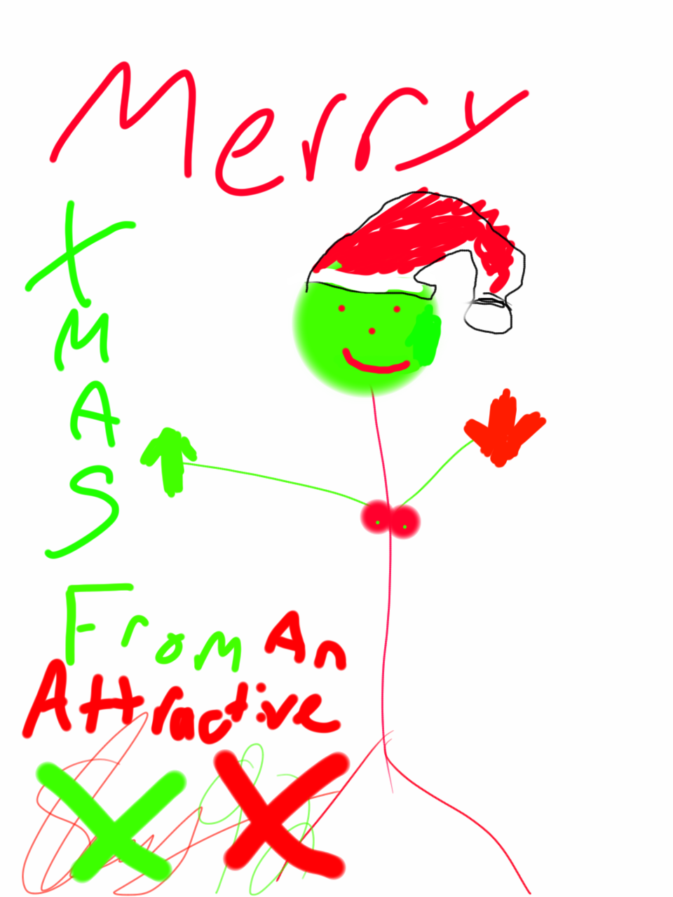 Merry Christmas from M�e�, the charming lady!