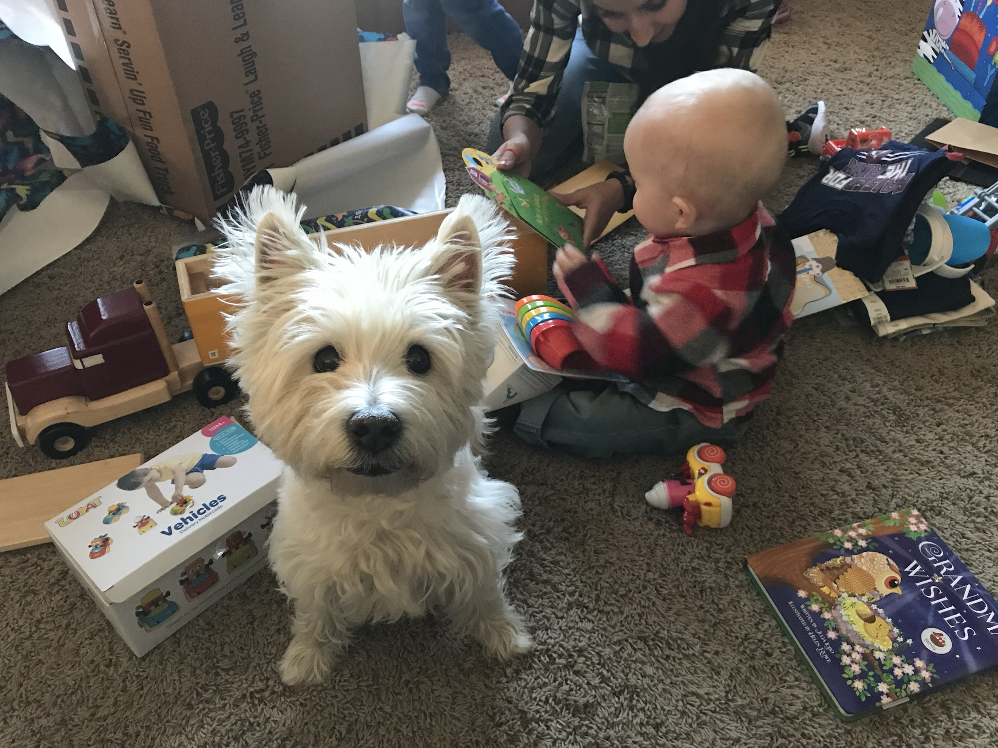 Cousins Caught in a Moment: Lily and My Nephew