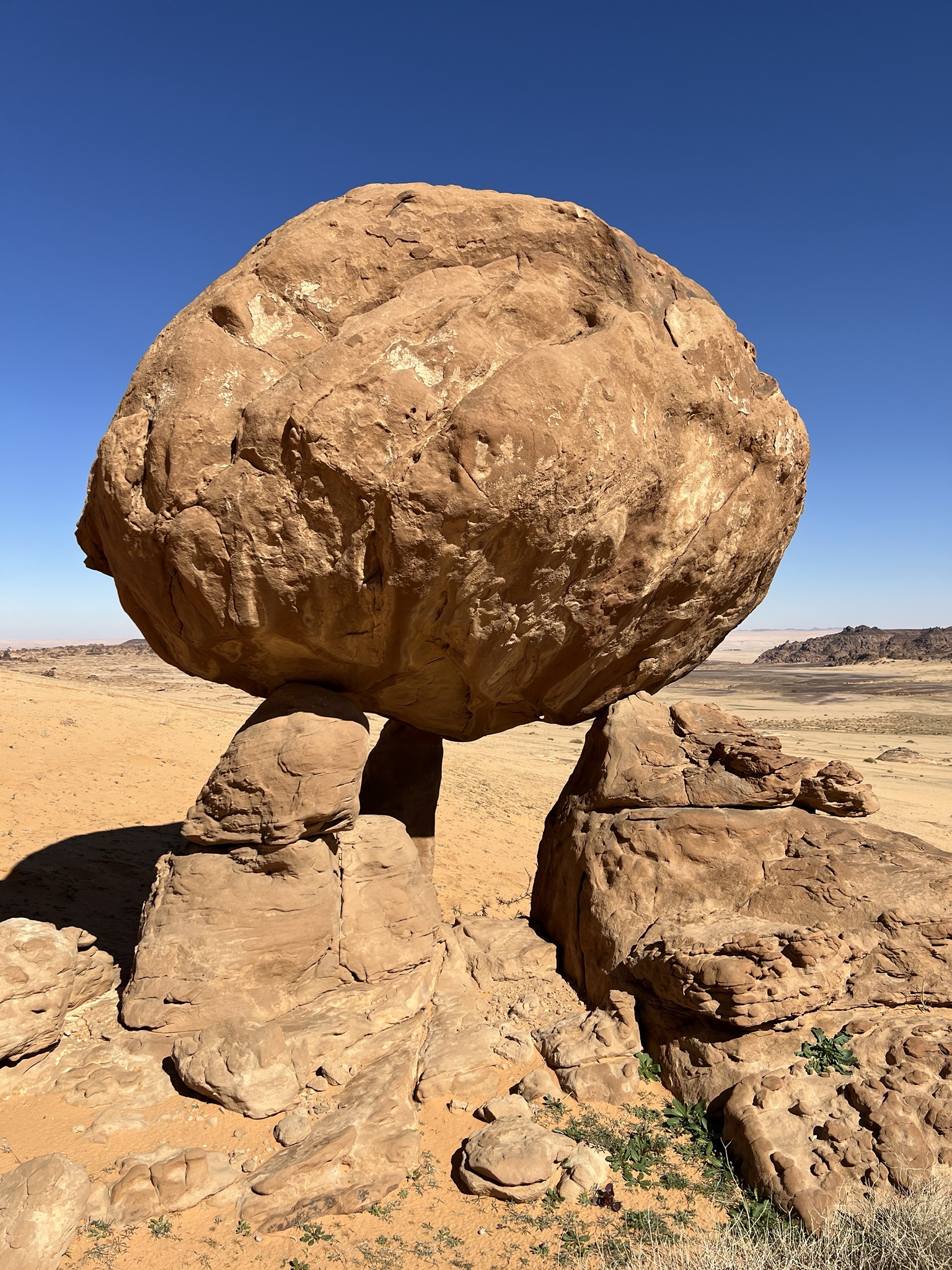 A snowball in the desert!