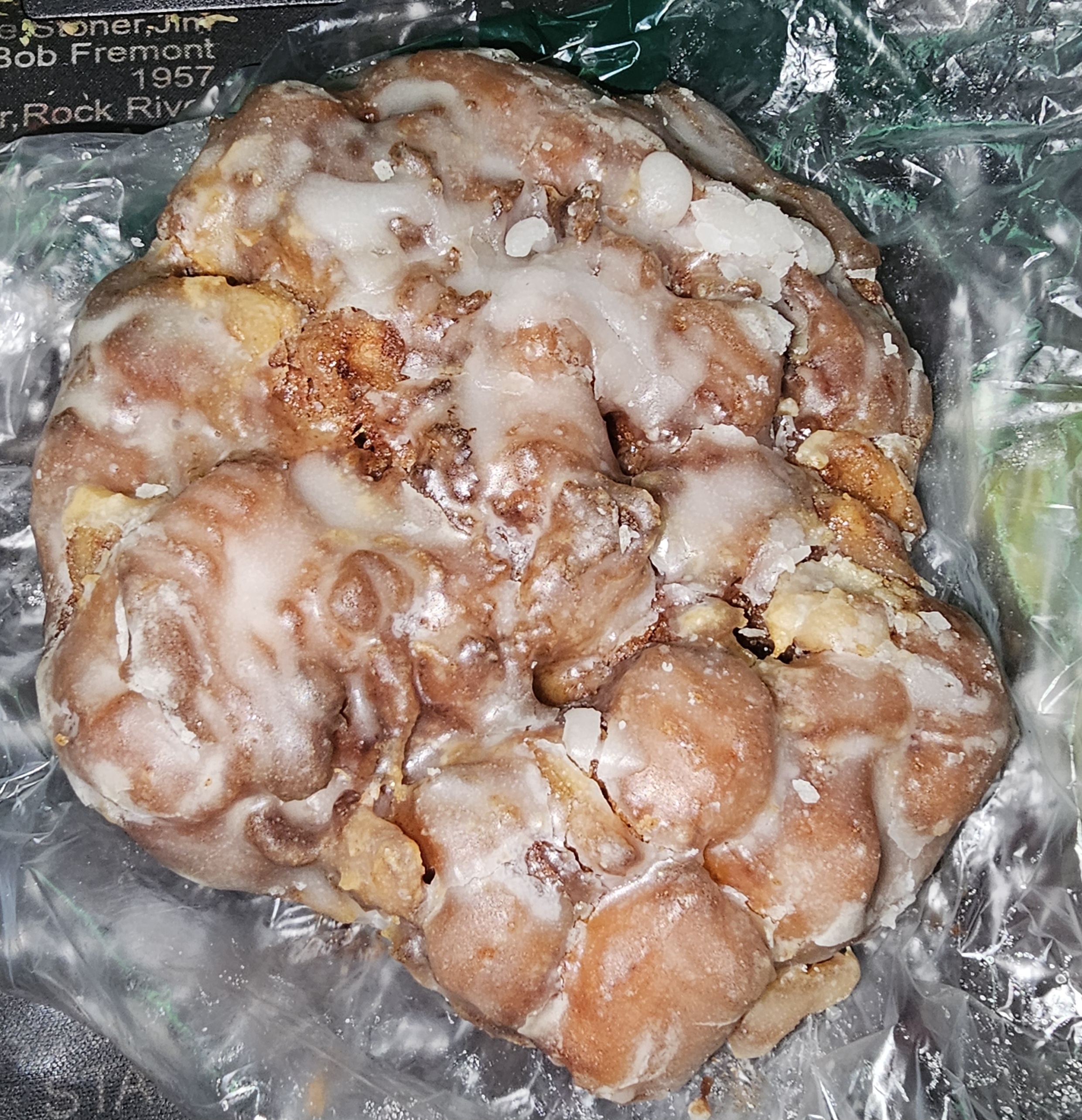 Indulging in a Delicious Apple Fritter from 7-Eleven