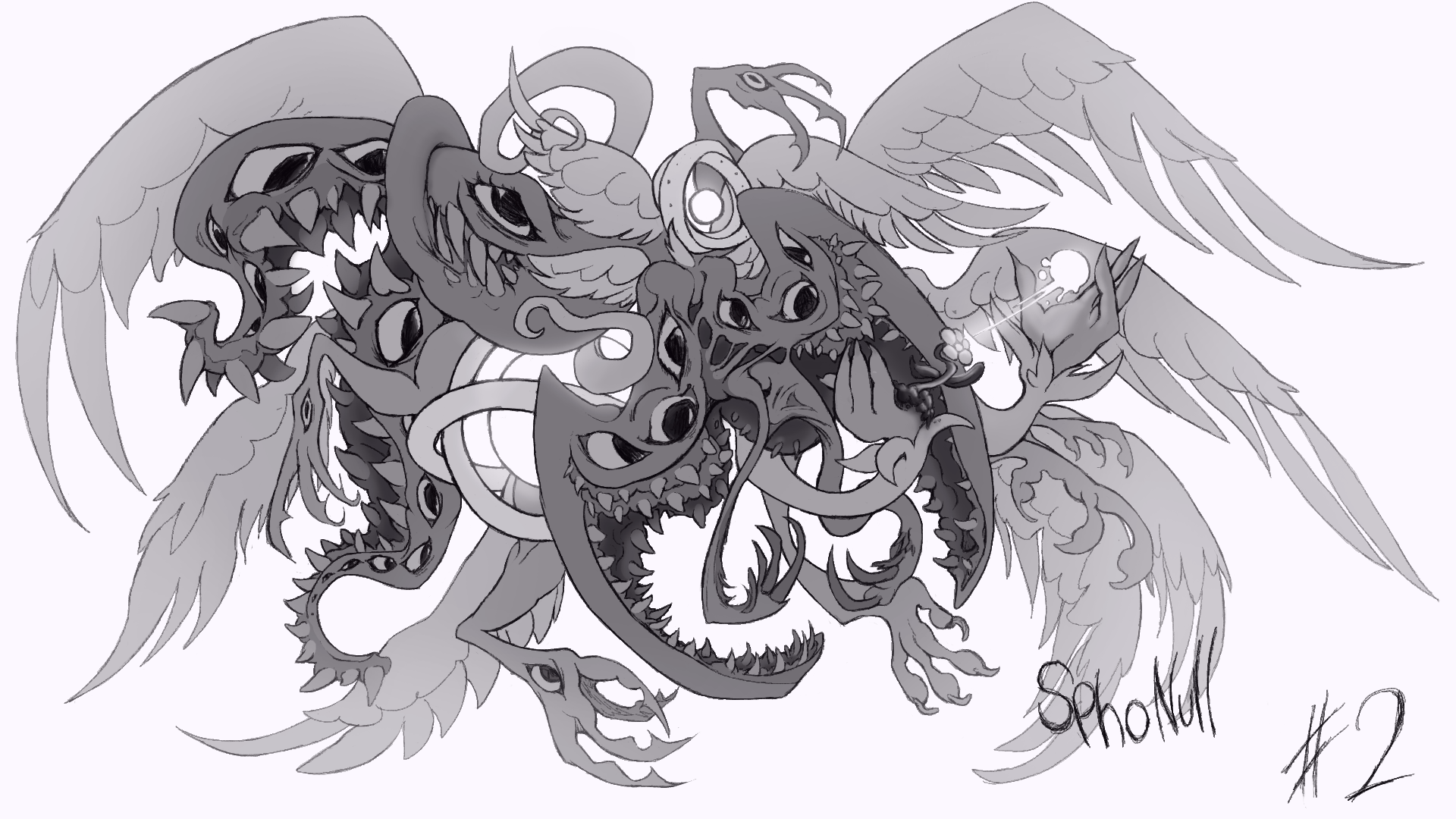 Stunning Angel Design: Divine Singularity #2 by @Spheno0
