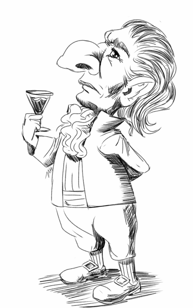 Daily Sketch: The epitome of pomposity