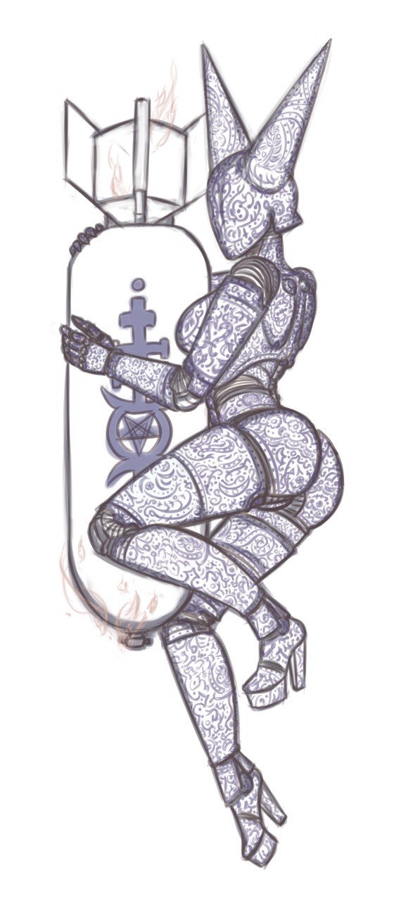 Check out this hilarious sketch of a Hell Trench Robot!