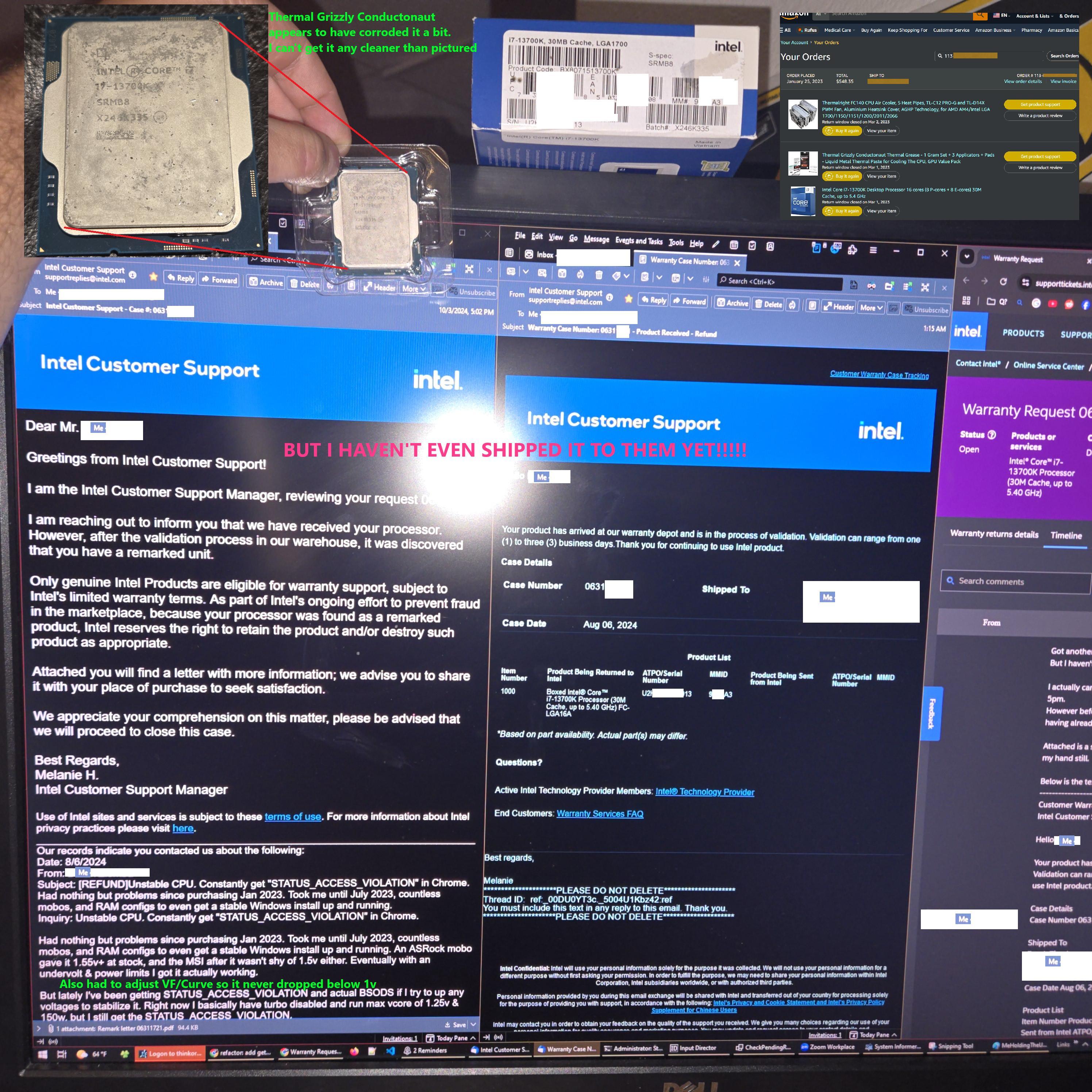 Intel's Warranty Drama: The Tale of the 13700k