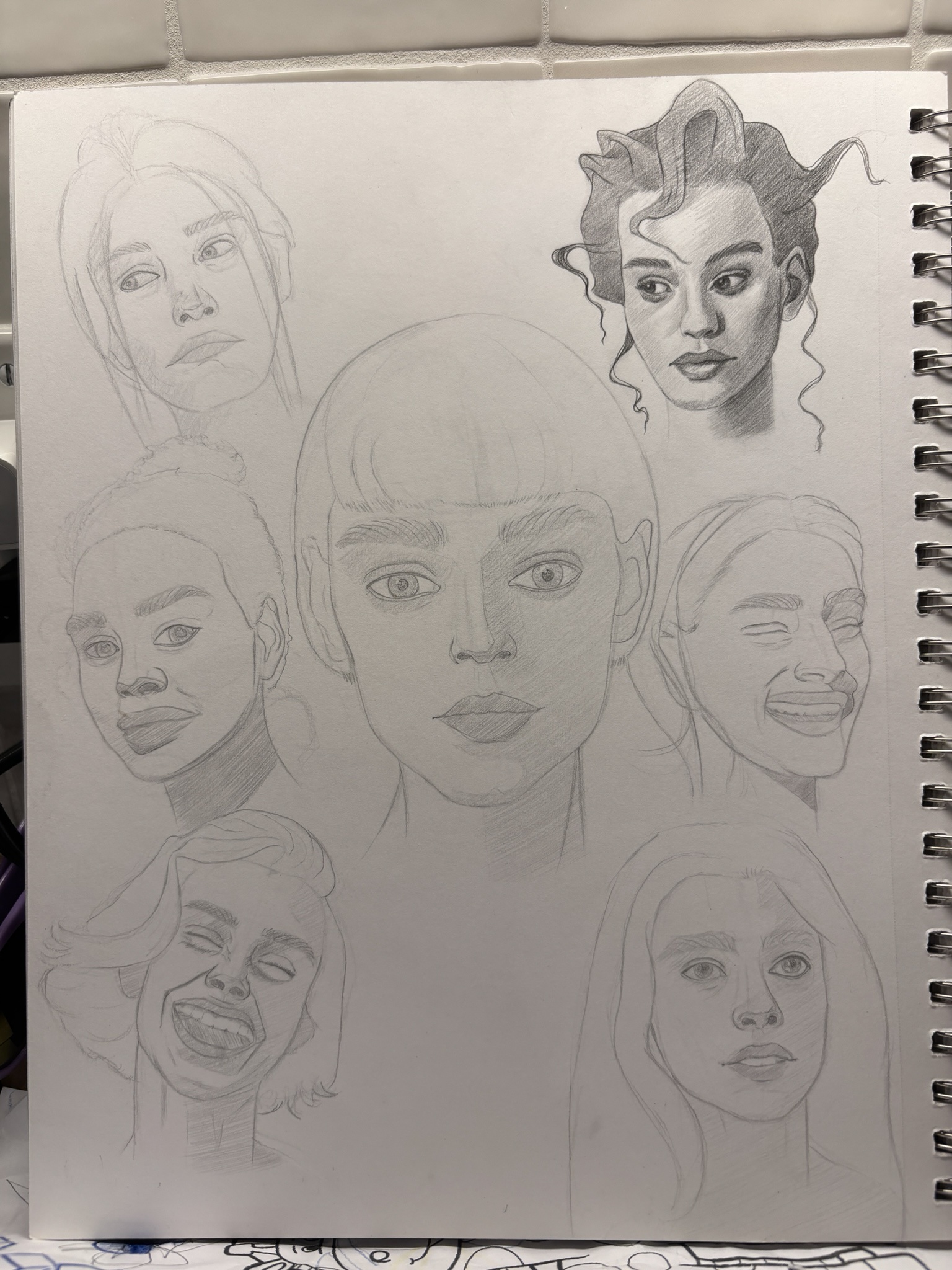 I create quirky doodles