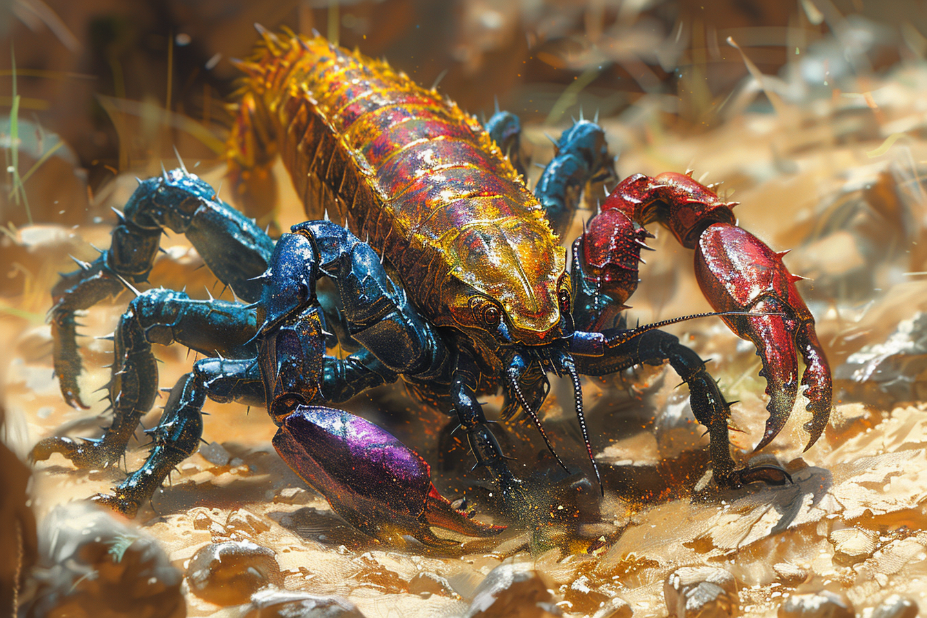 Meet the Rainbow Scorpion from the Fey Wilds