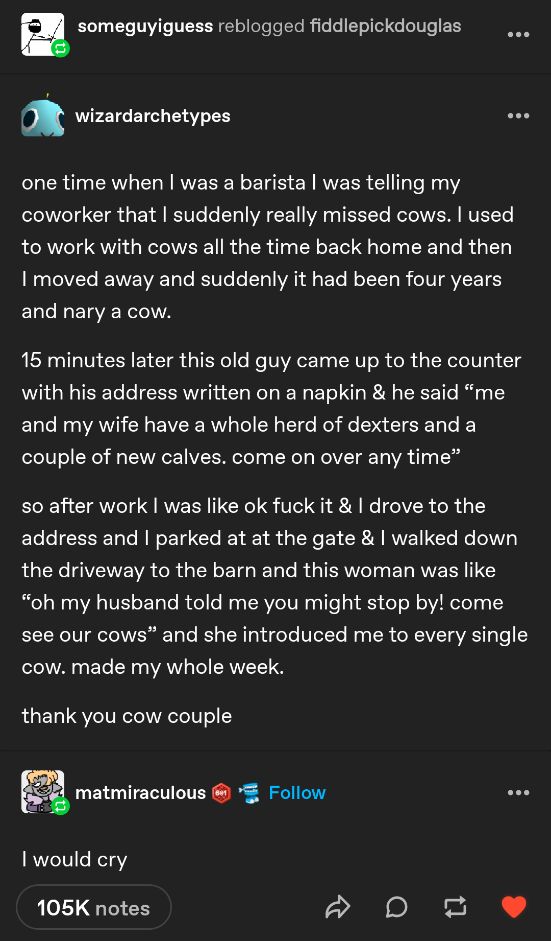Missing the cows more than ever this holiday season!