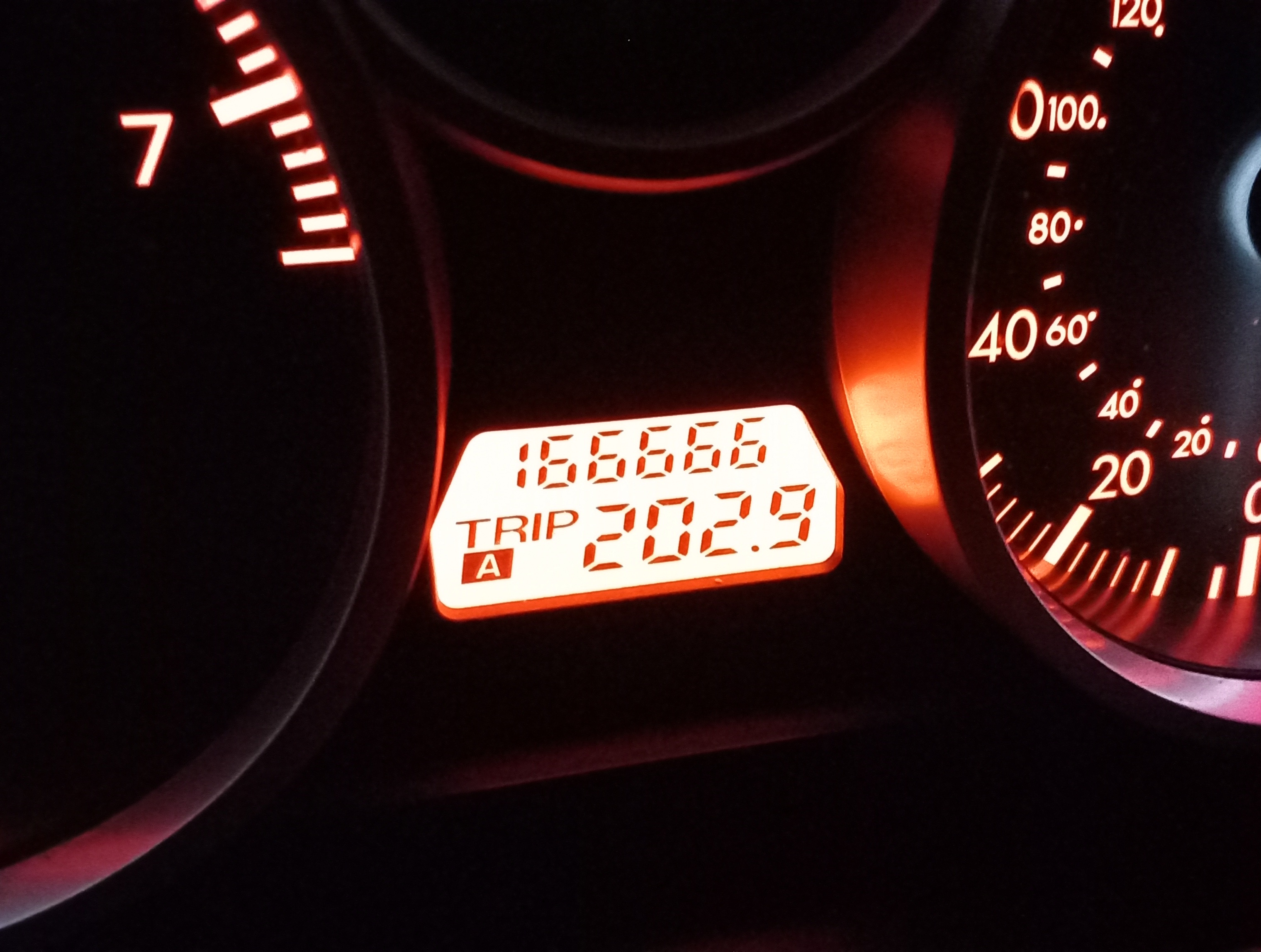 That spooky moment when your odometer hits a creepy number on Halloween