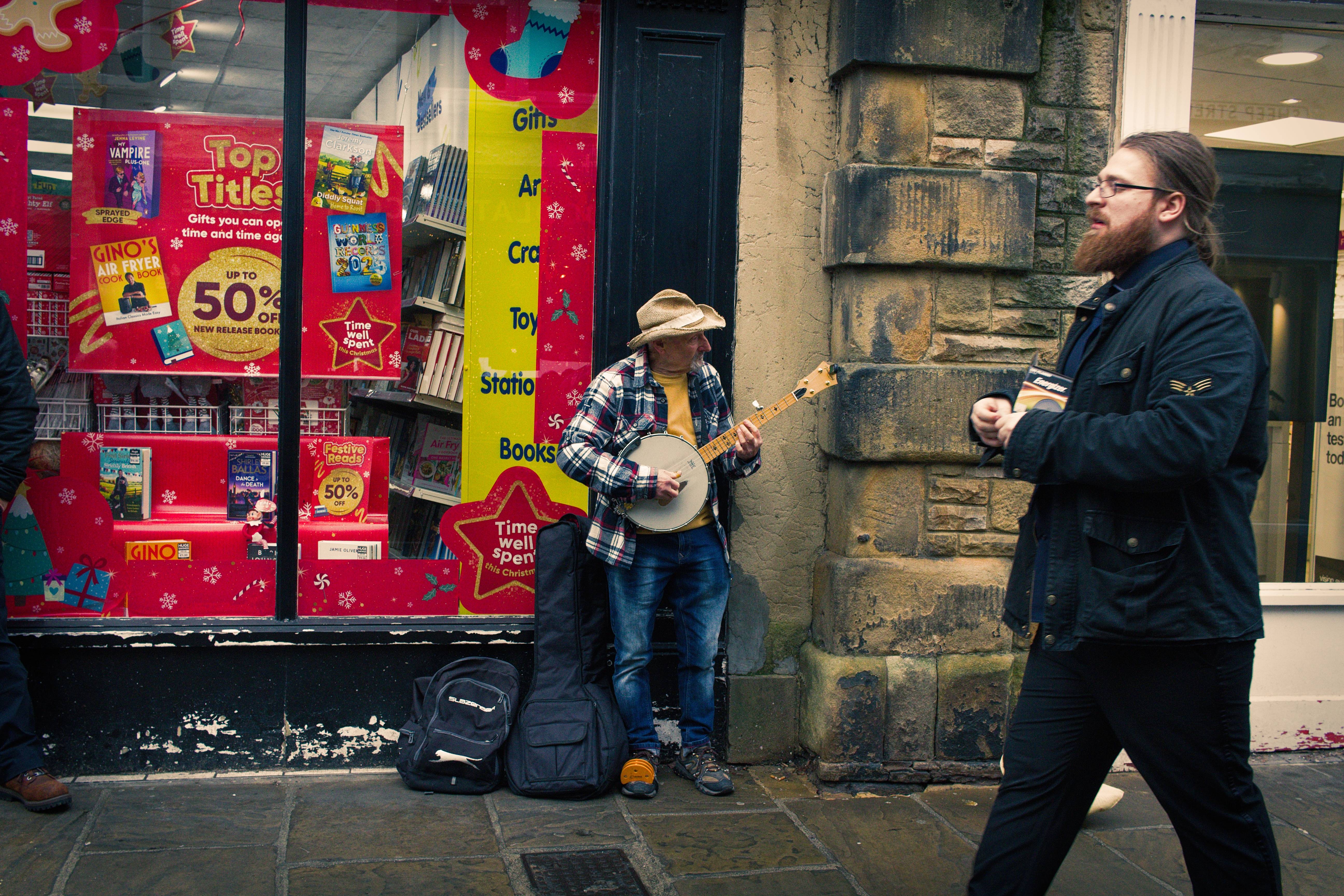 Capturing the Soul of the Streets: A Busker's Performance